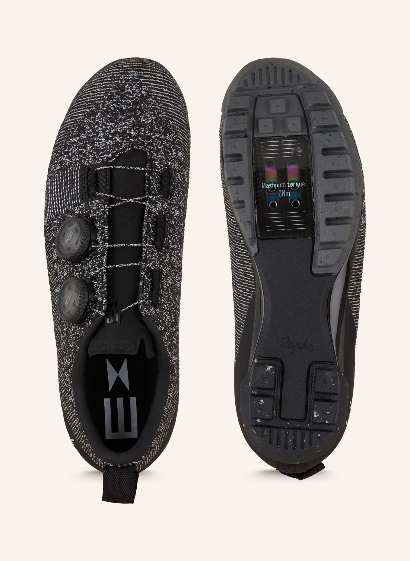 Rapha Mountain bike shoes EXPLORE POWERWEAVE, Color: BLACK/ LIGHT GRAY (Image 5)