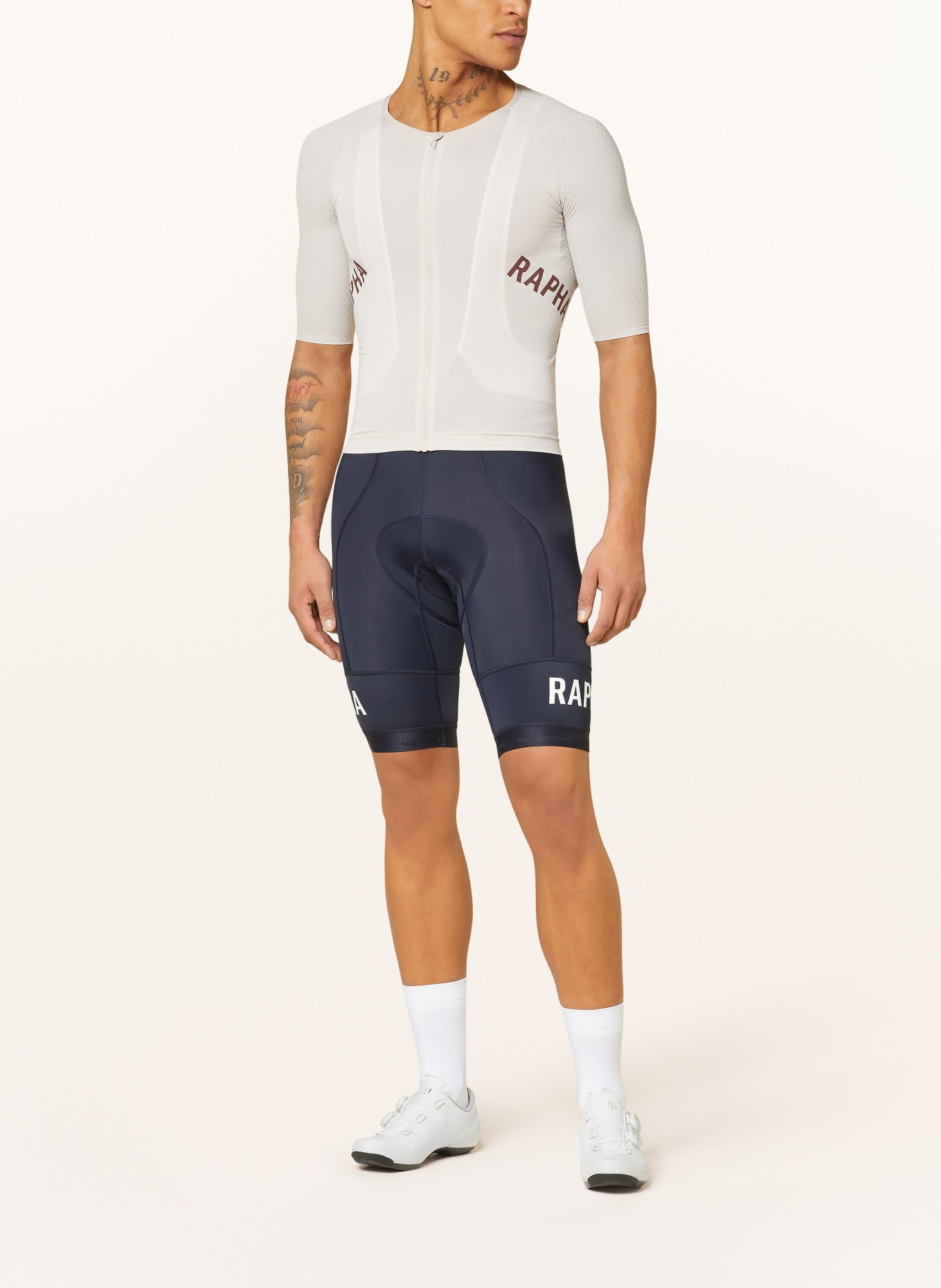 Rapha Cycling jersey PRO TEAM AERO, Color: LIGHT GRAY/ BROWN (Image 2)