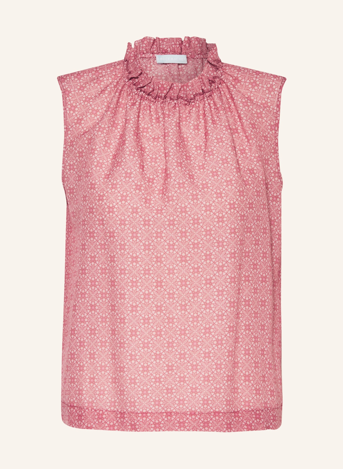 ROCKMACHERIN Blouse top EDDA with silk, Color: DUSKY PINK/ ROSE (Image 1)