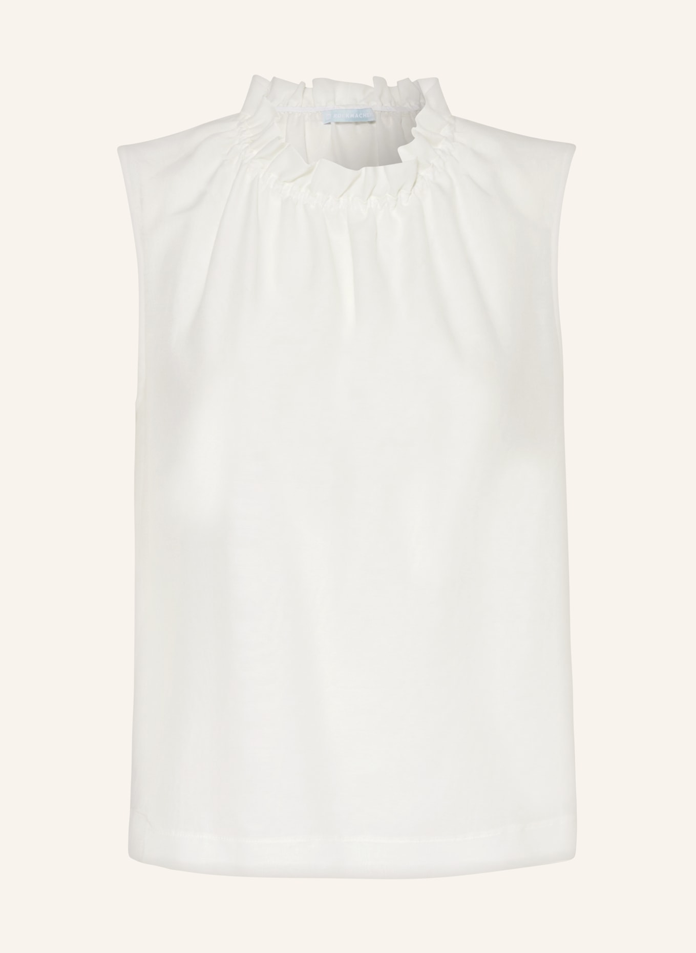 ROCKMACHERIN Blouse top EDDA with ruffles, Color: WHITE (Image 1)