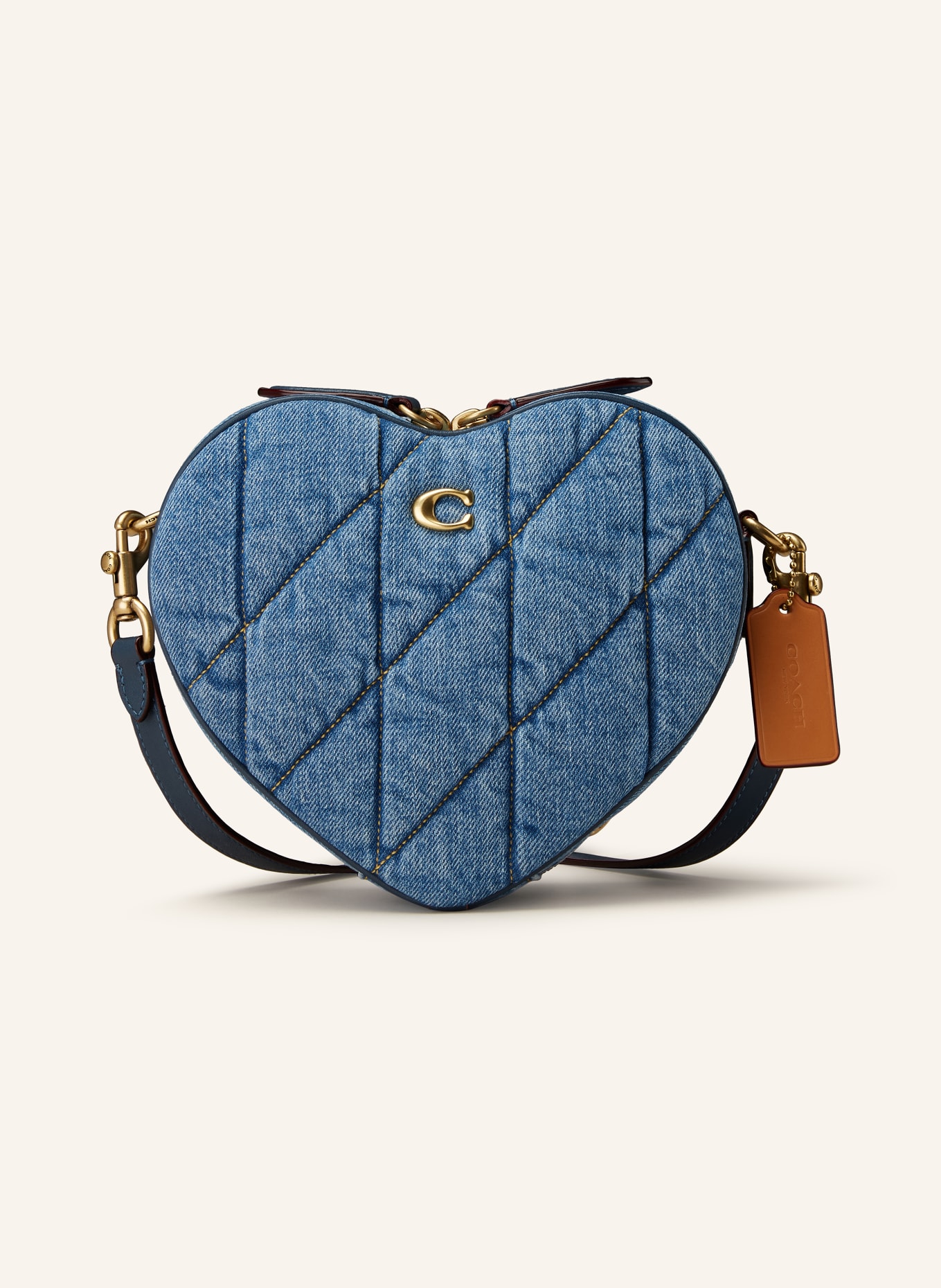 COACH Crossbody bag HEART, Color: BLUE (Image 1)