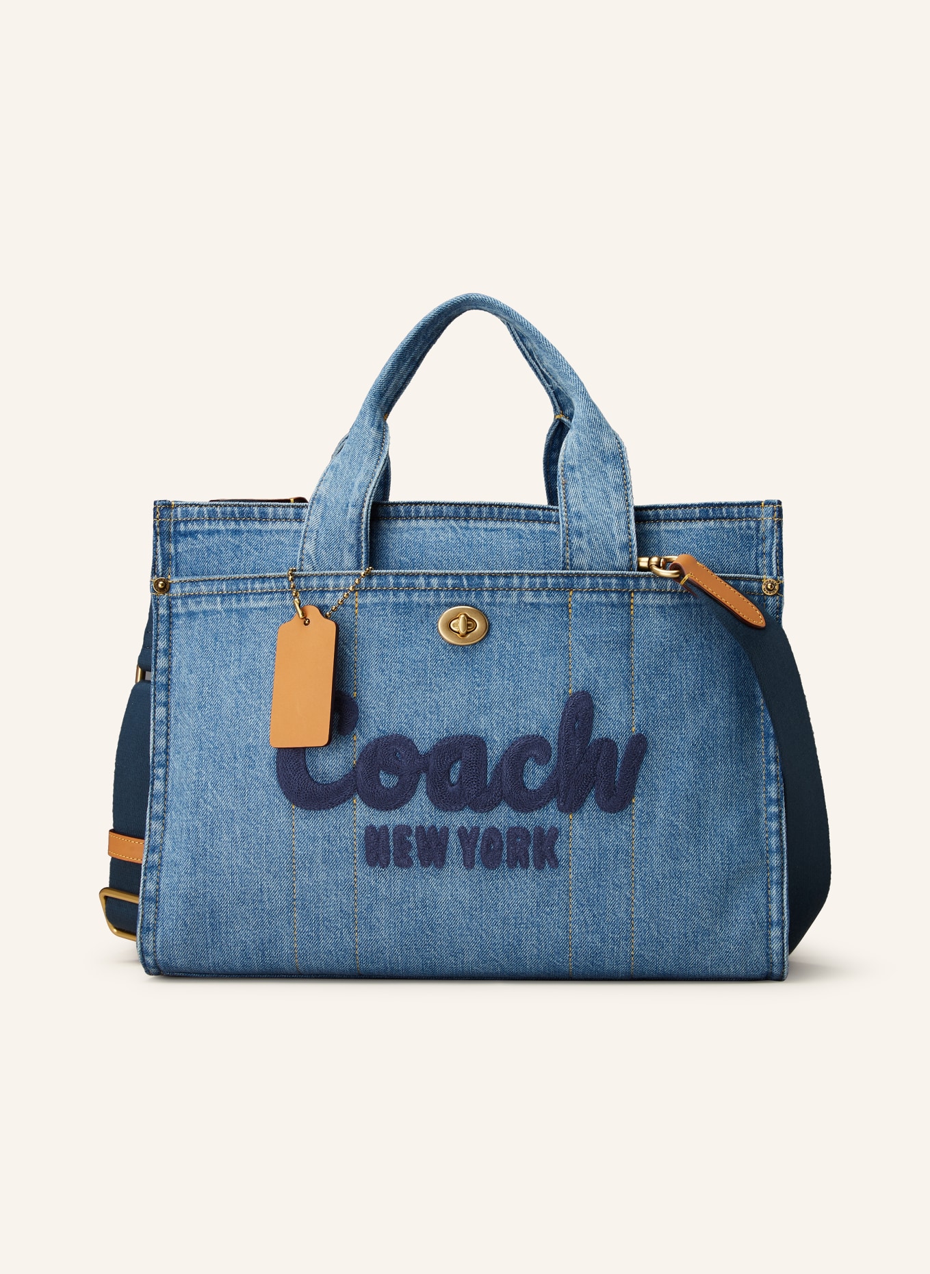 COACH Shopper CARGO, Color: BLUE (Image 1)