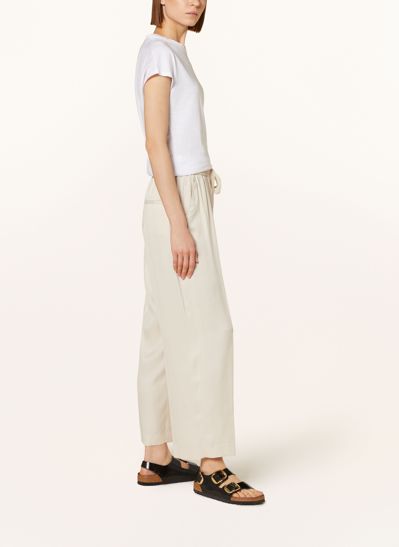 PESERICO EASY Spodnie w stylu dresowym, Kolor: KREMOWY (Obrazek 4)