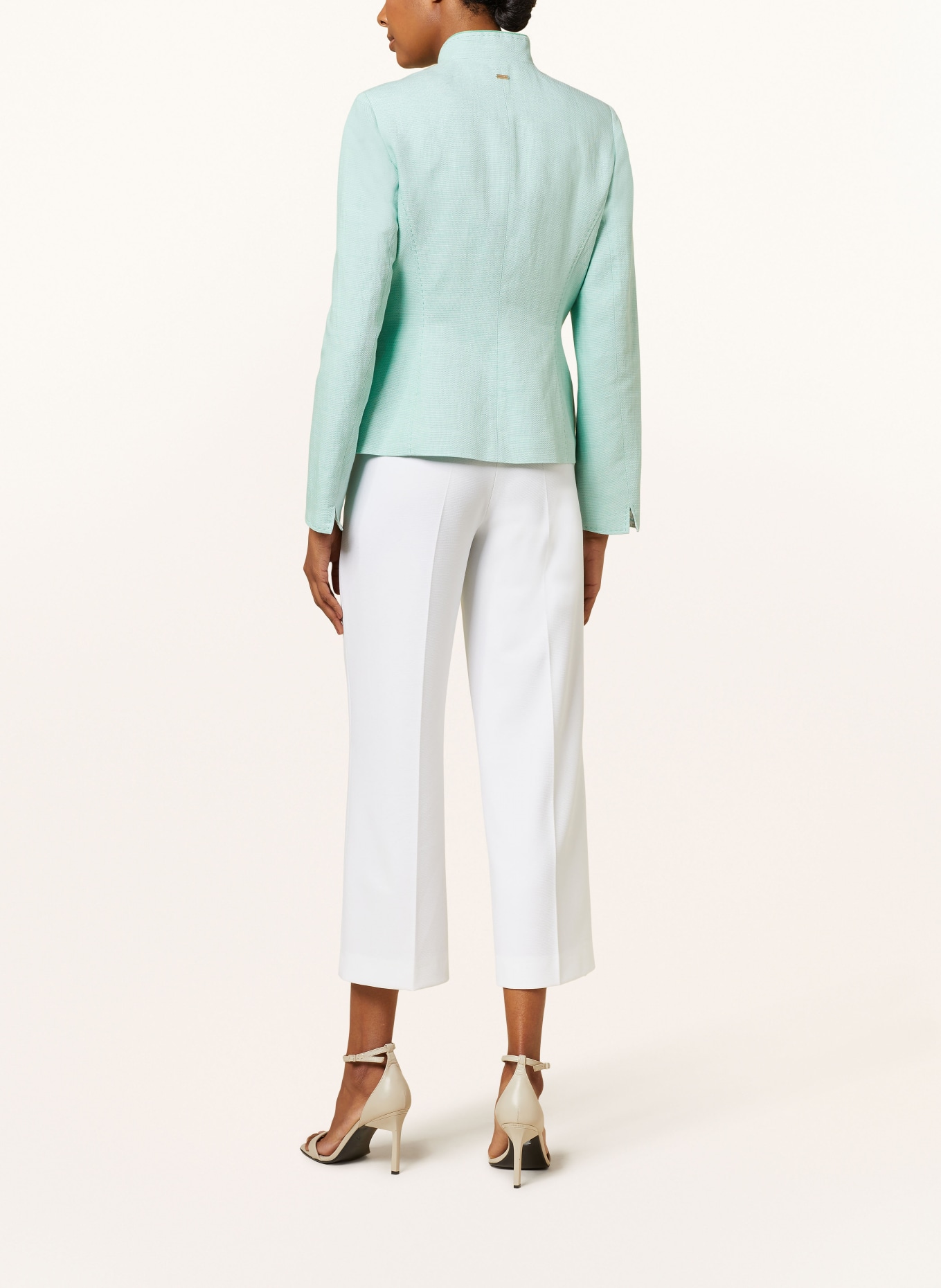 White Label Alpine jacket with linen, Color: MINT (Image 3)