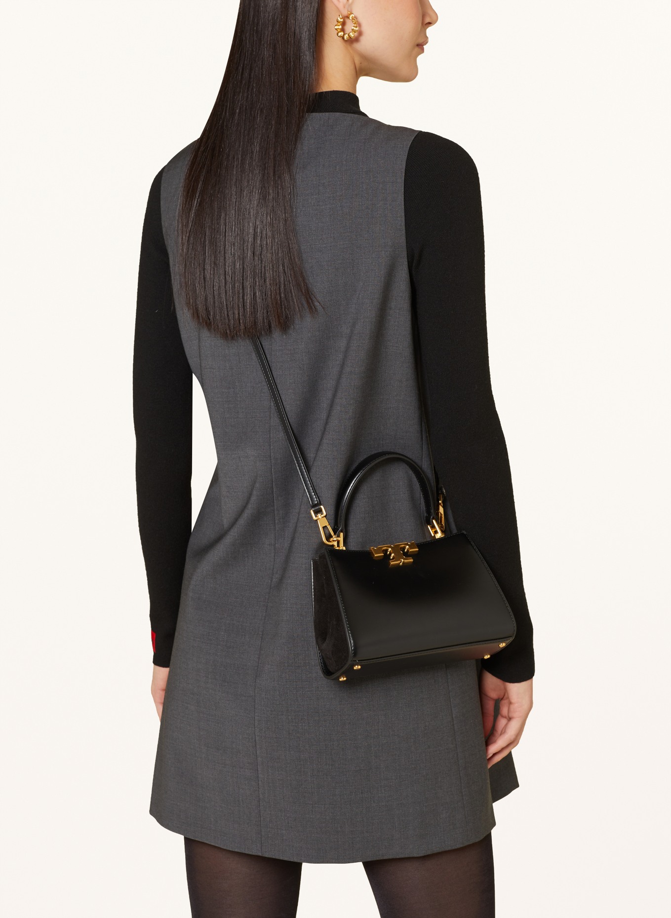 TORY BURCH Handbag ELEANOR MINI, Color: BLACK (Image 4)