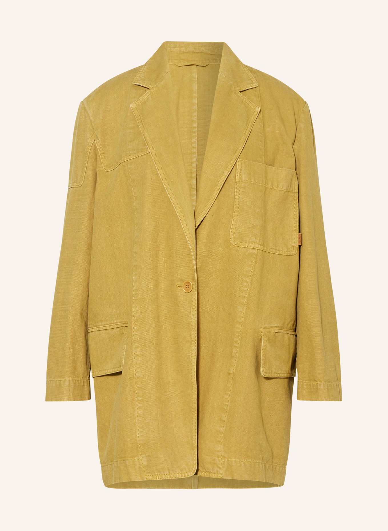Max Mara Oversized blazer DIZZY, Color: DARK YELLOW (Image 1)