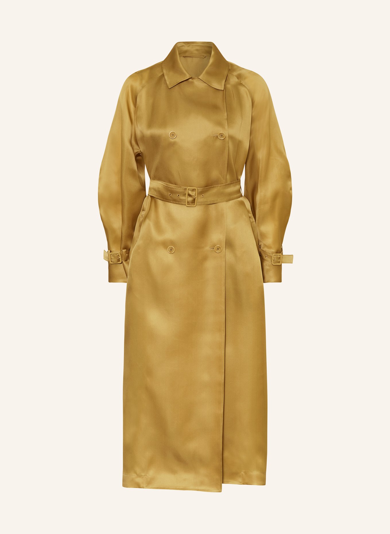 Max Mara Trench coat SACCO in silk, Color: LIGHT BROWN (Image 1)