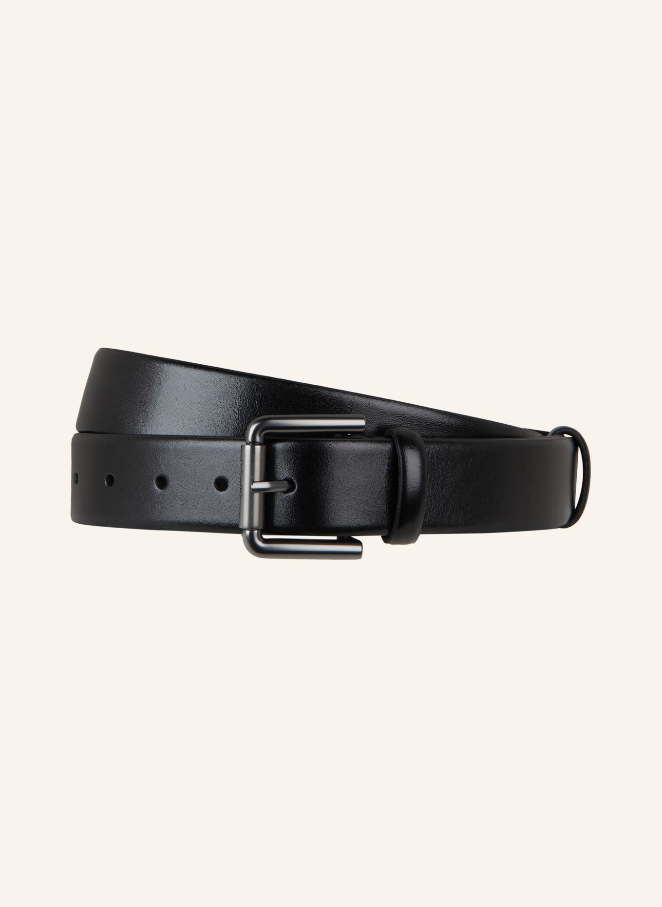 Max Mara Leather belt WETLEATHER35, Color: BLACK (Image 1)