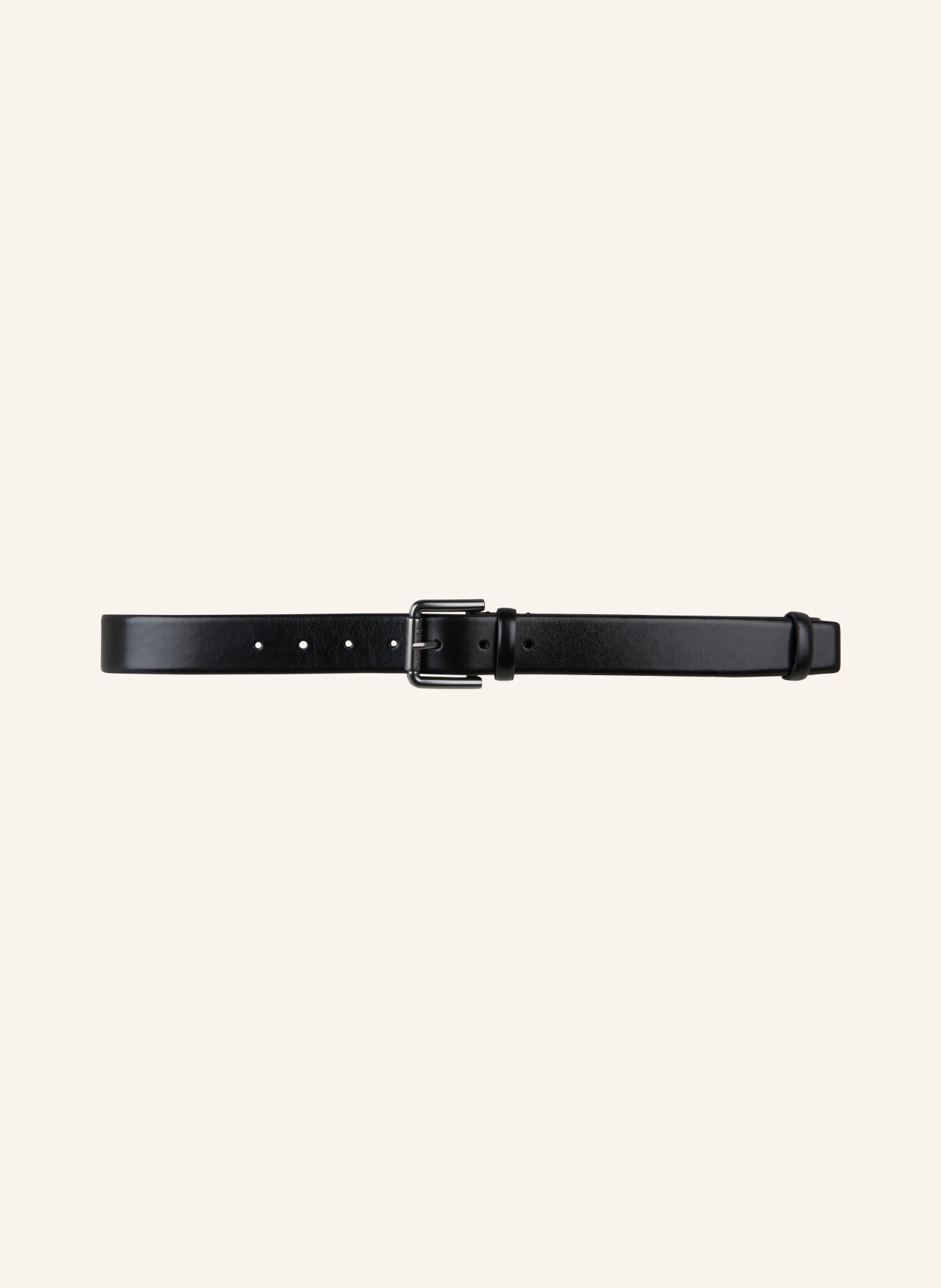Max Mara Leather belt WETLEATHER35, Color: BLACK (Image 2)