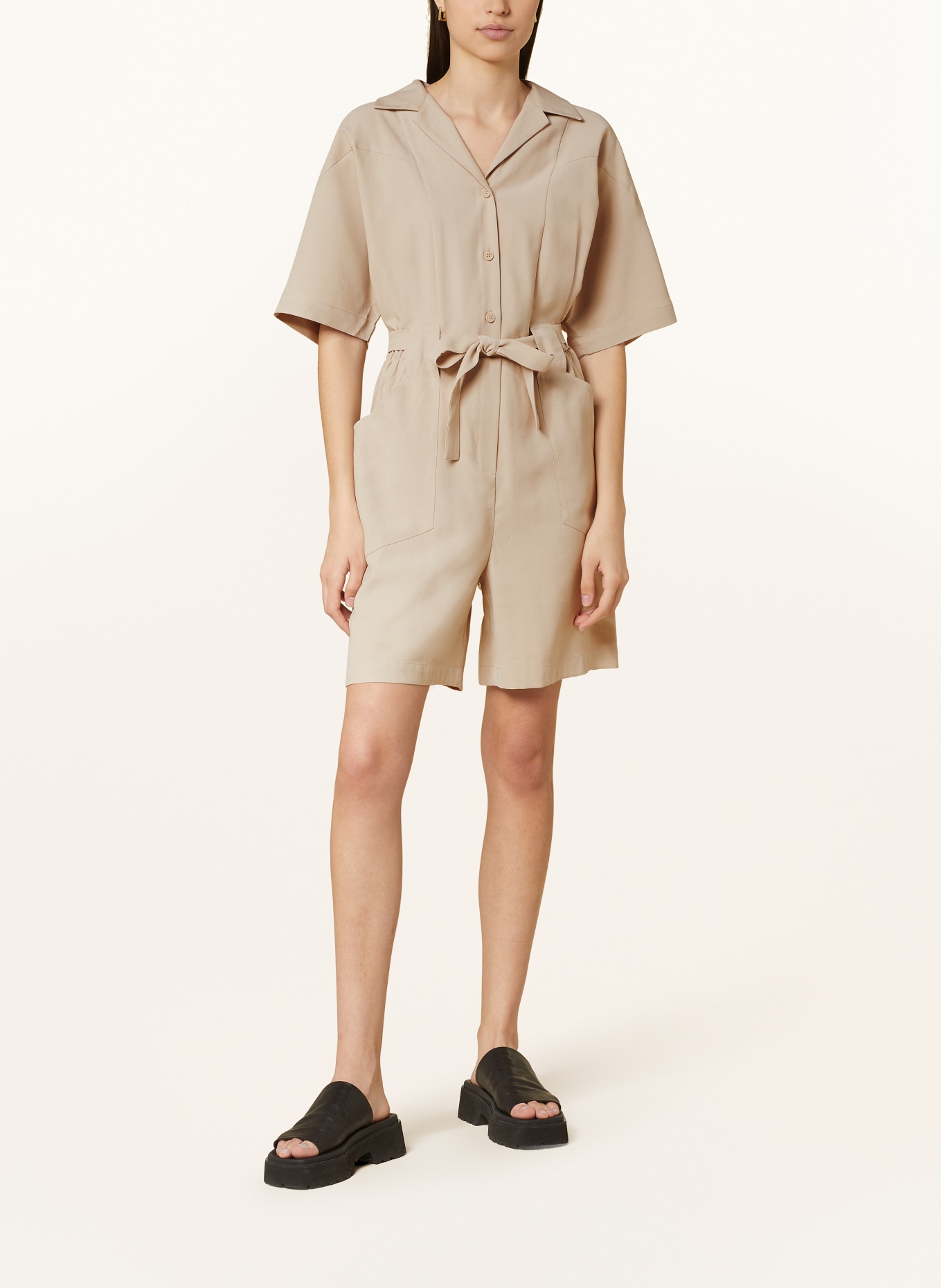 ICHI Jumpsuit IHRIVALY, Color: BEIGE (Image 2)