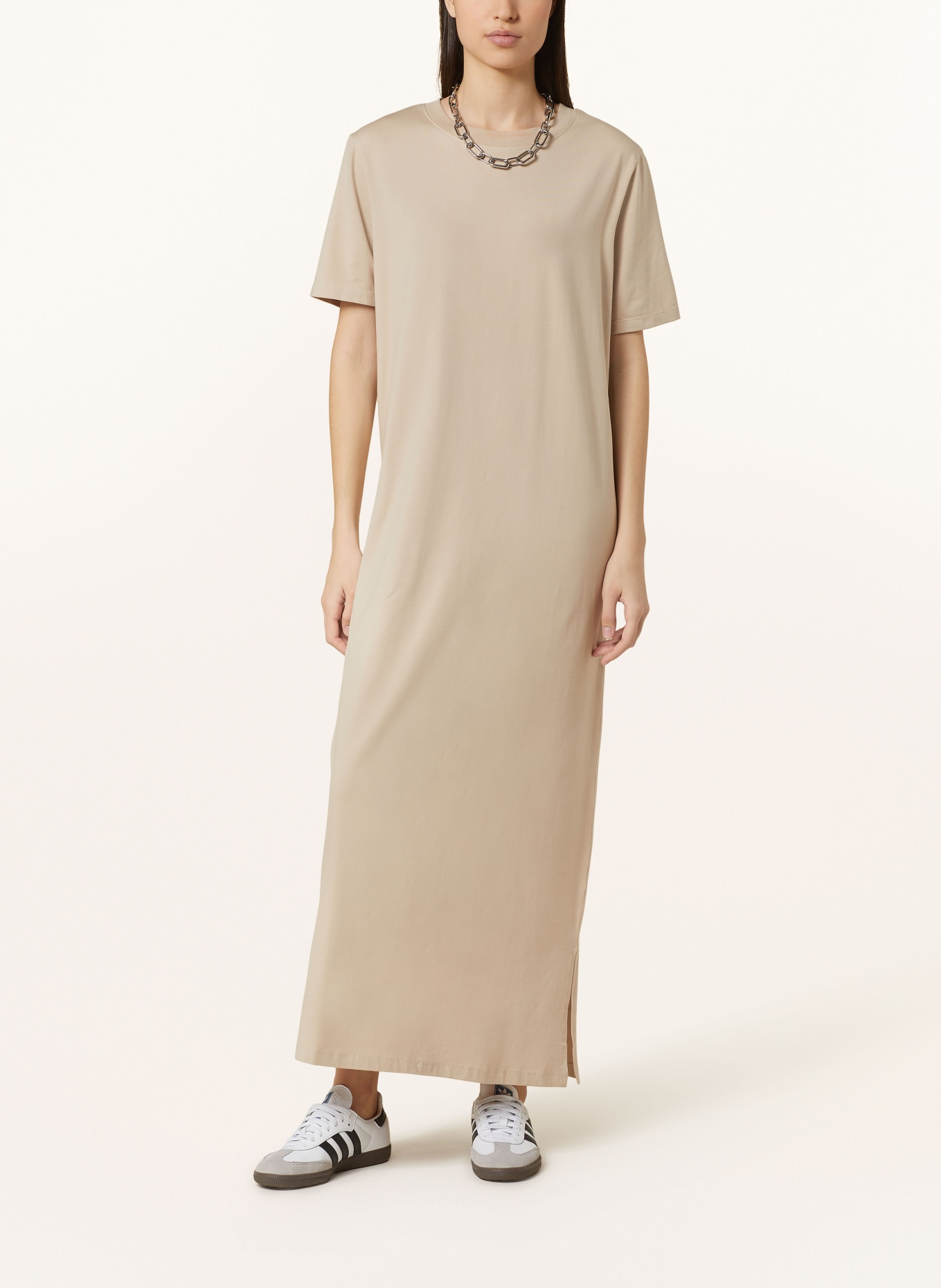 ICHI Jersey dress IHNEISHA, Color: BEIGE (Image 2)