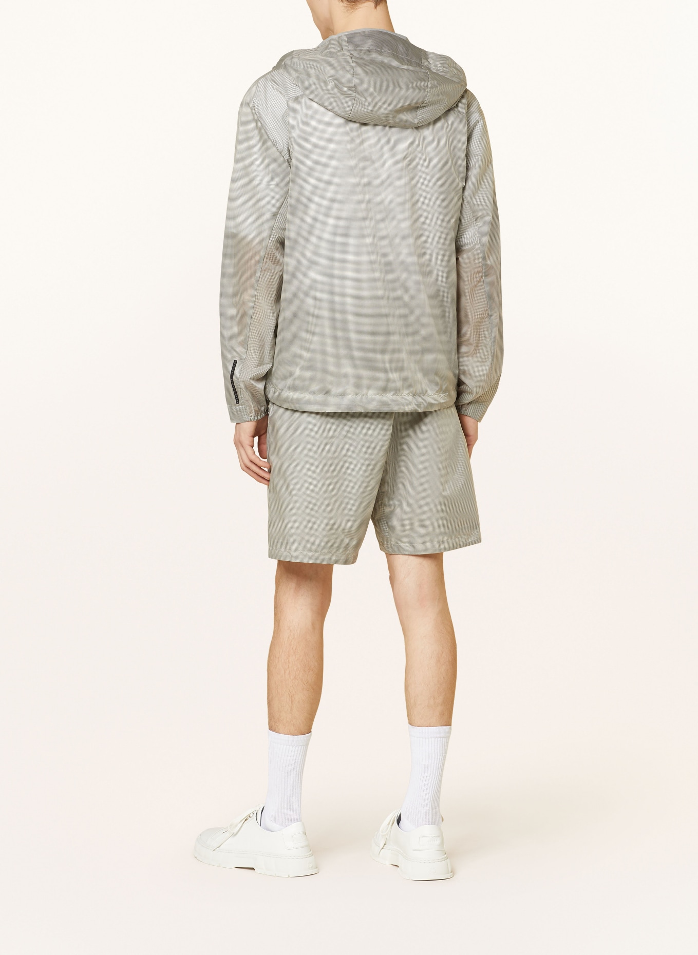 NORSE PROJECTS Wind breaker PASMO, Color: LIGHT GRAY/ GRAY (Image 3)