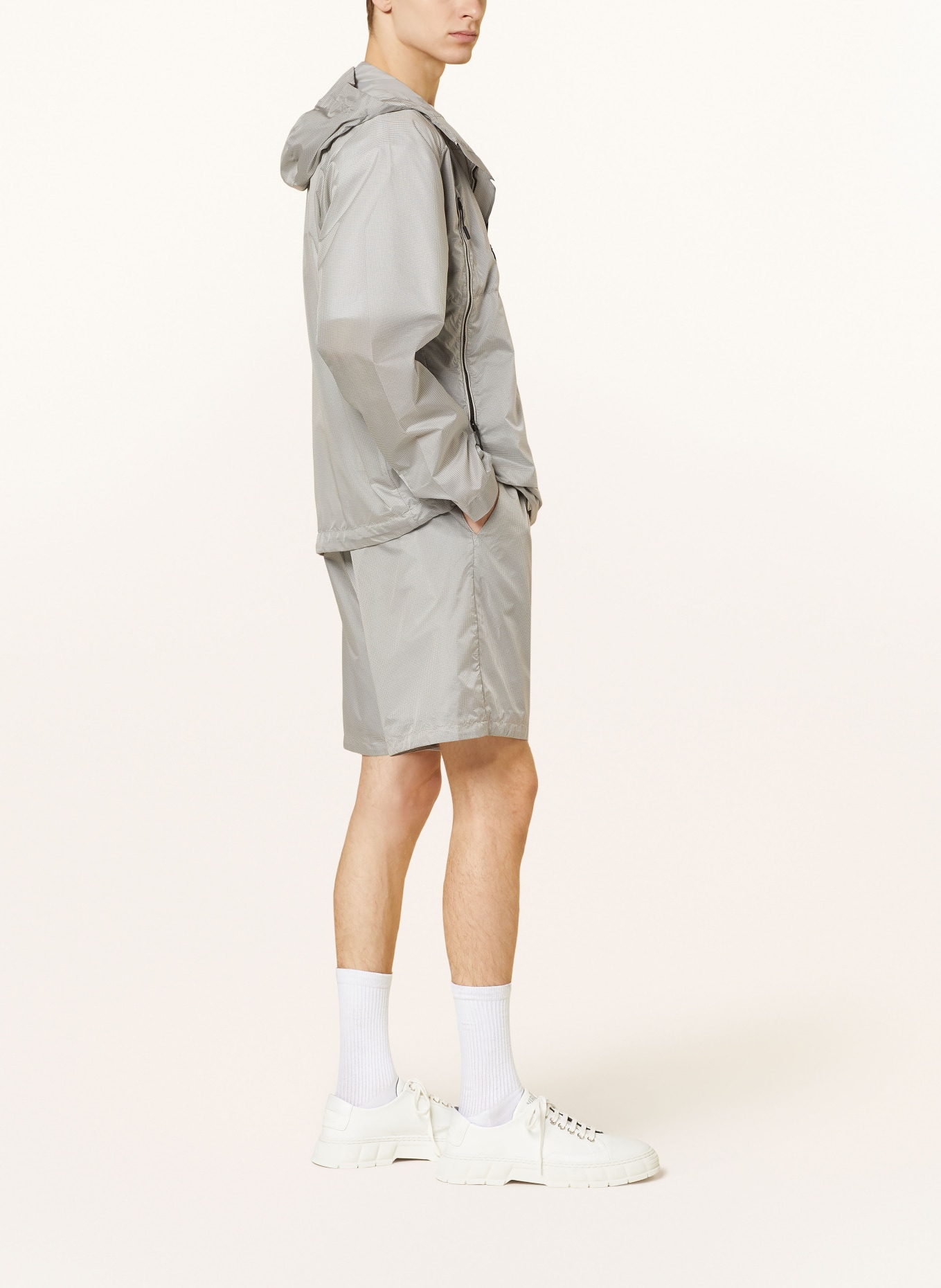 NORSE PROJECTS Shorts PASMO, Color: LIGHT GRAY/ BLUE GRAY (Image 4)