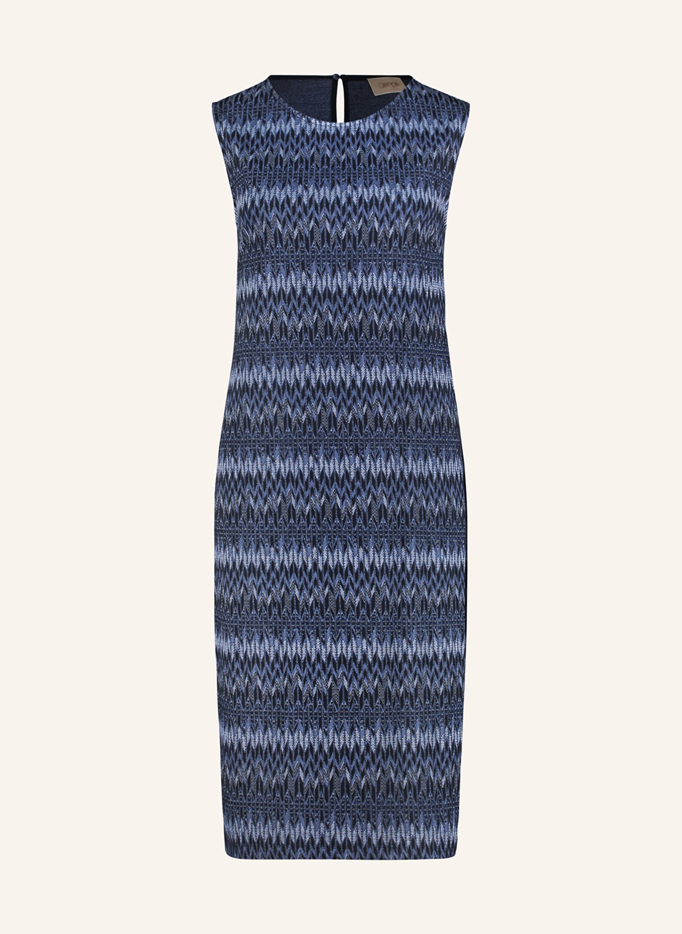 CARTOON Kleid mit Glitzergarn, Farbe: SCHWARZ/ WEISS/ LILA (Bild 1)