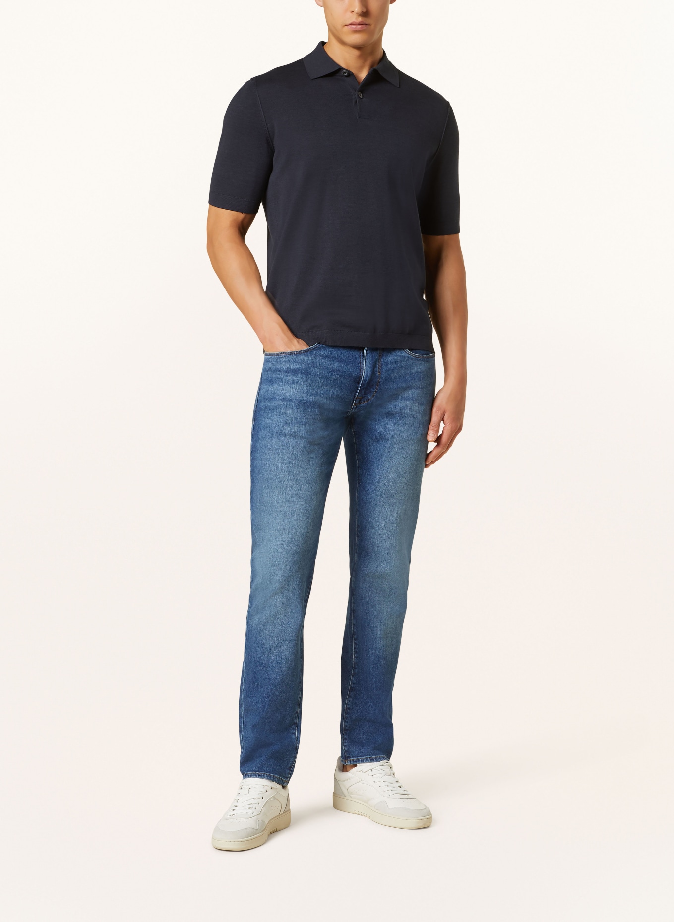 pierre cardin Jeans LYON Tapered Fit, Farbe: 6827 blue fashion (Bild 2)