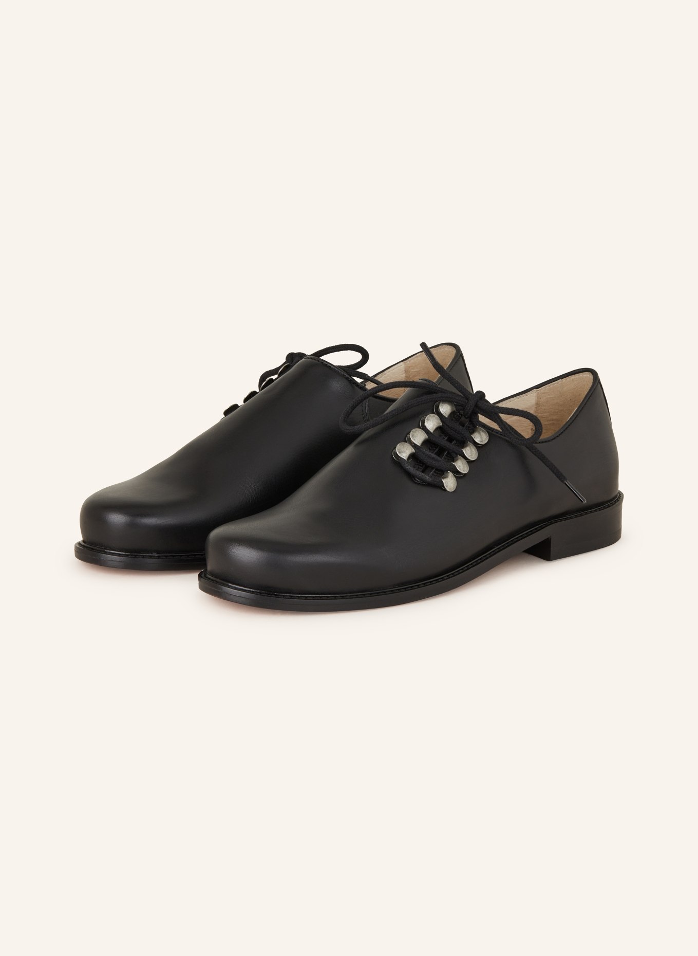 OSTARRICHI Trachten lace-up shoes, Color: BLACK (Image 1)