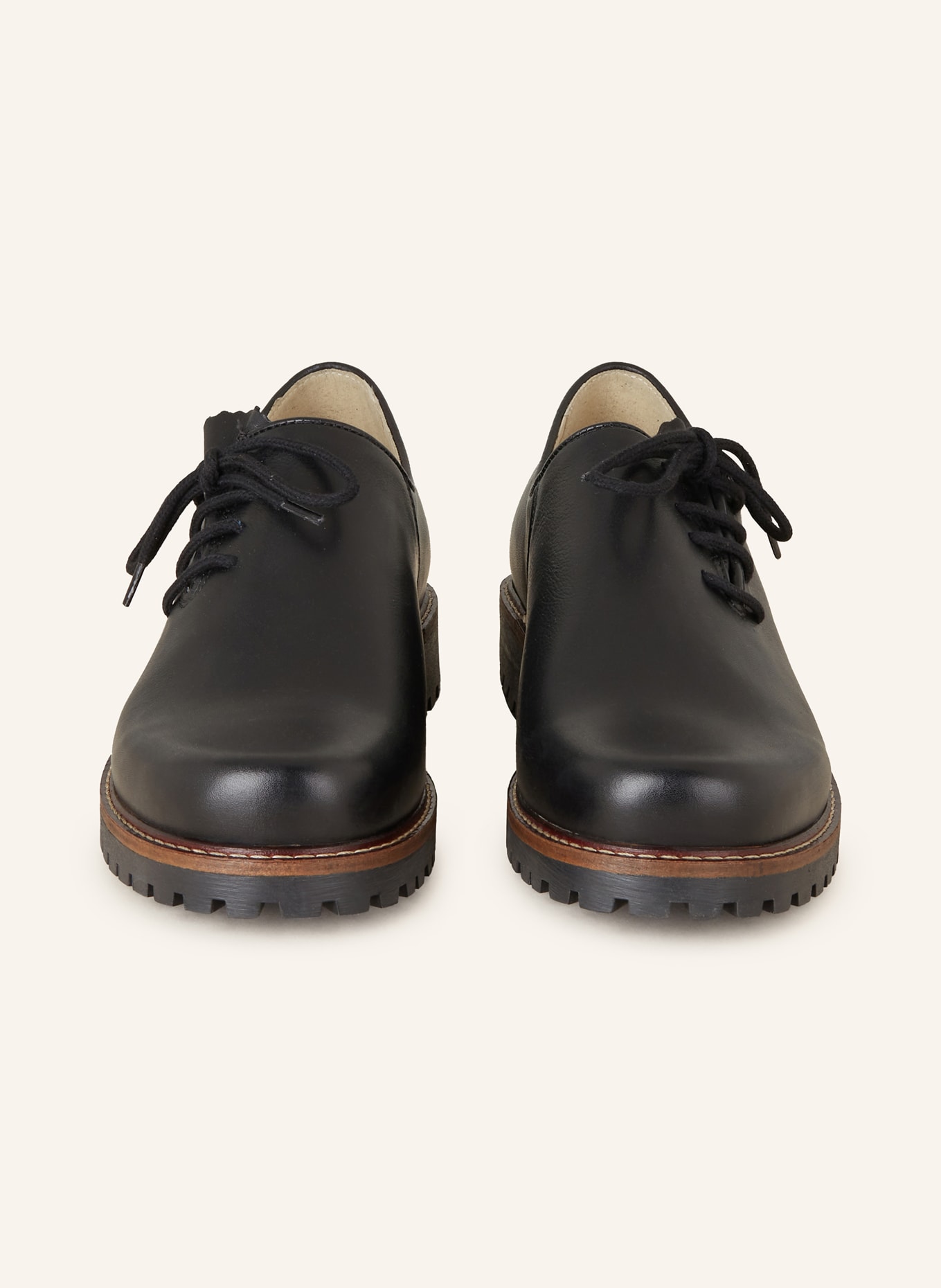 OSTARRICHI Trachten lace-up shoes, Color: BLACK (Image 3)