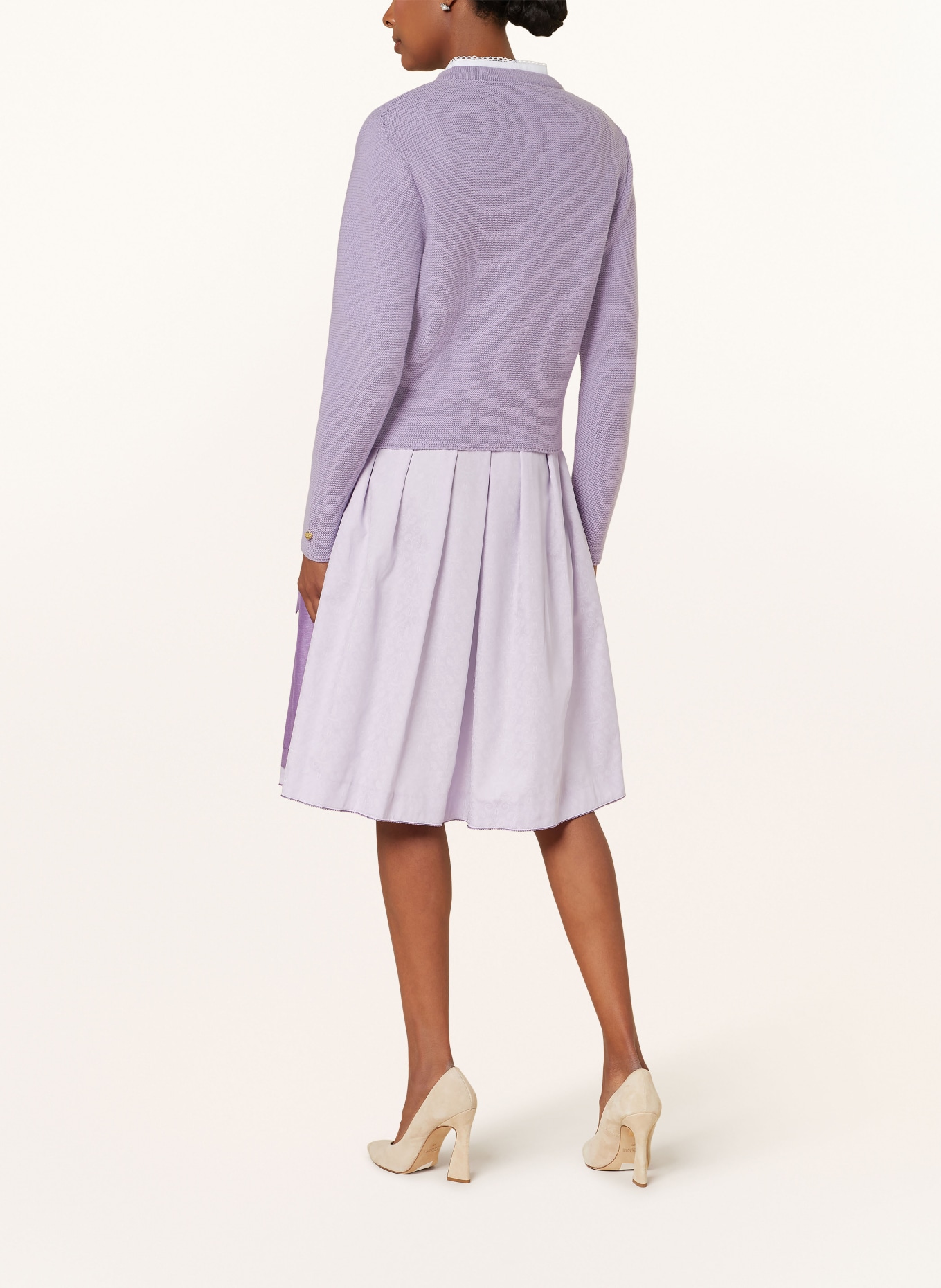 AlpenHERZ Strickjanker ELANIE: HELLLILA