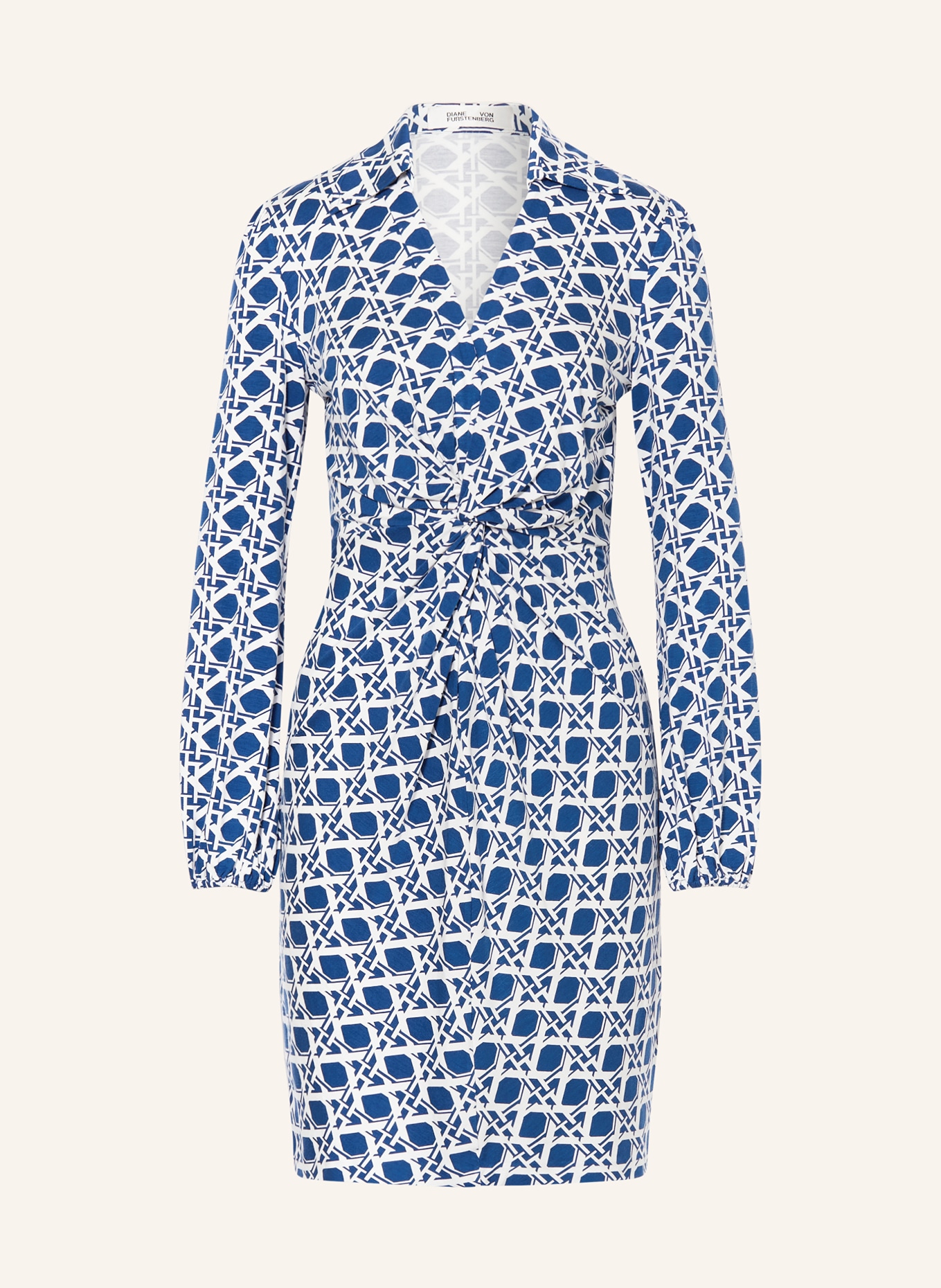 DIANE VON FURSTENBERG Dress CHUCK, Color: BLUE/ WHITE (Image 1)