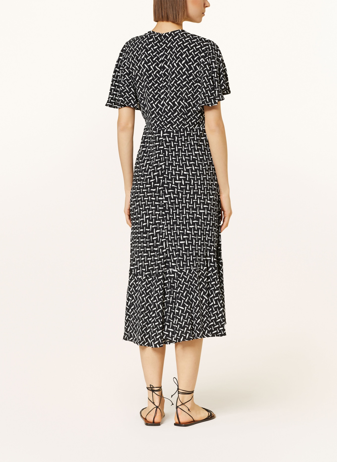 DIANE VON FURSTENBERG Dress CECELIA, Color: BLACK/ WHITE (Image 3)