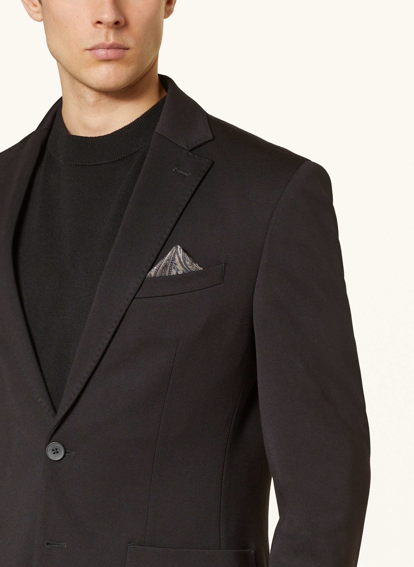 PAUL Jersey jacket extra slim fit, Color: 790 BLACK (Image 5)