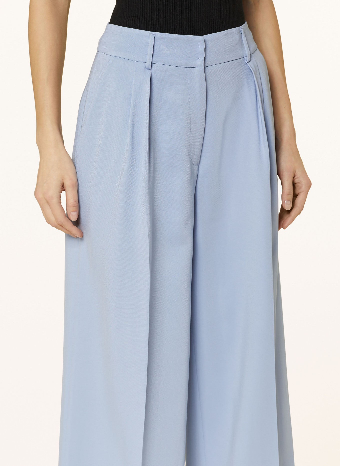 ANFINY Wide leg trousers HELEN, Color: LIGHT BLUE (Image 5)