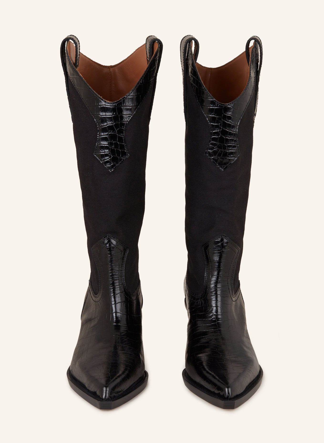 PARIS TEXAS Cowboy boots ROSARIO, Color: BLACK (Image 3)
