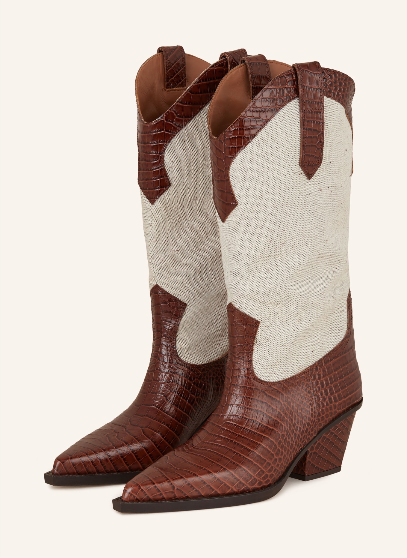 PARIS TEXAS Cowboy boots ROSARIO in light brown brown