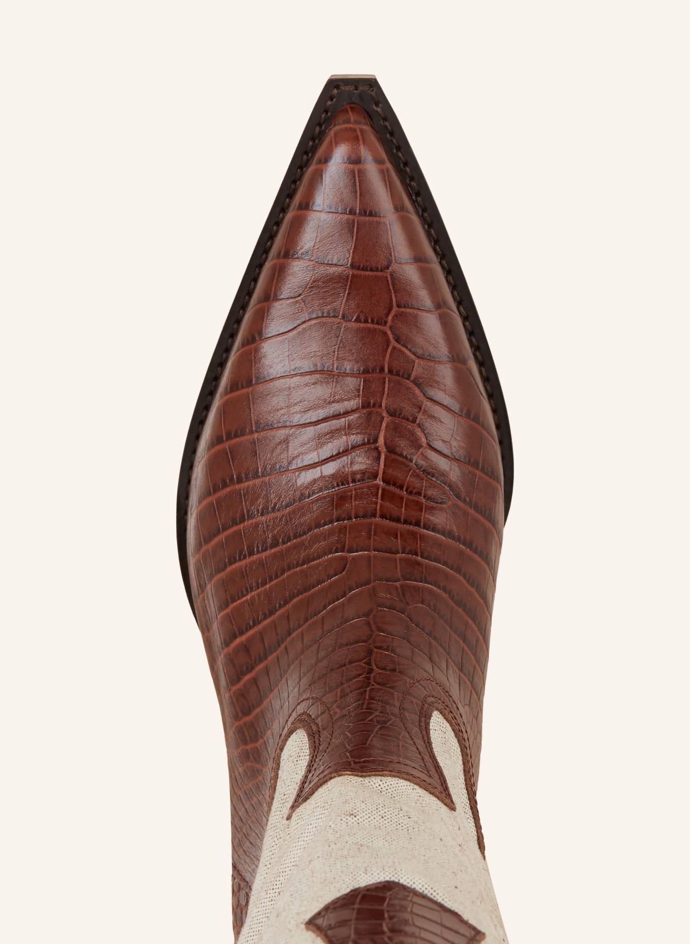 PARIS TEXAS Cowboy boots ROSARIO: LIGHT BROWN / BROWN