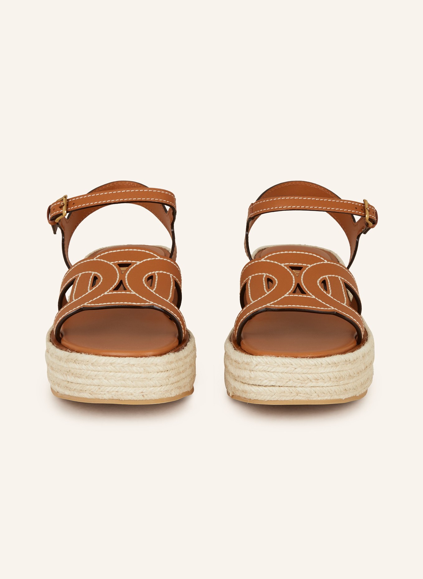 TOD'S Wedges, Color: BROWN (Image 3)