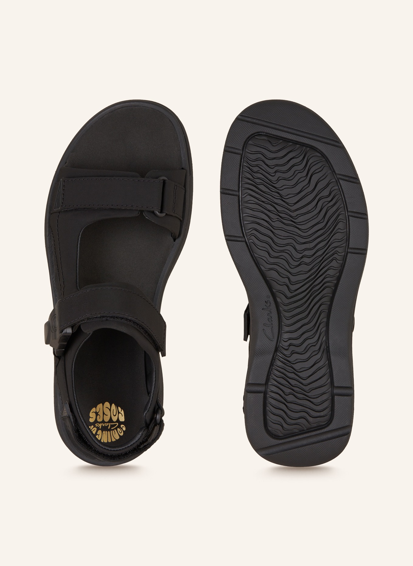 Clarks ORIGINALS Sandals CUR, Color: BLACK (Image 5)