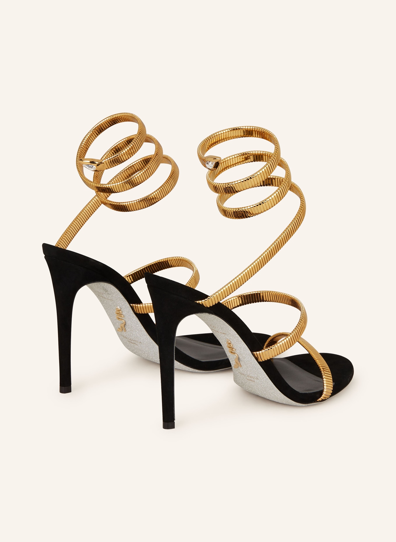 RENE CAOVILLA Sandals JUNIPER, Color: GOLD (Image 2)