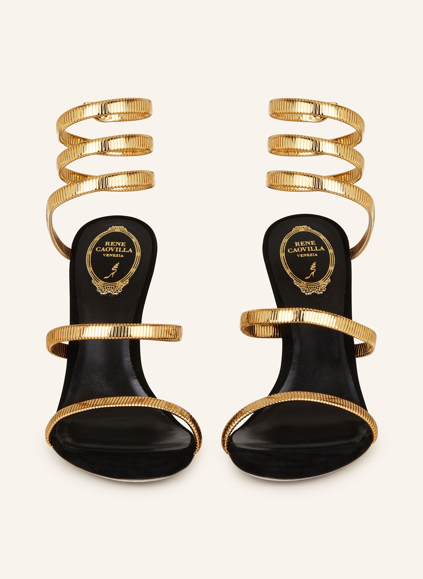 RENE CAOVILLA Sandals JUNIPER, Color: GOLD (Image 3)