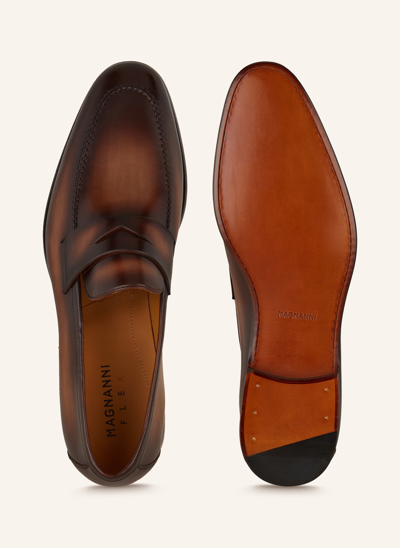 MAGNANNI Penny loafers BOWEN, Color: DARK BROWN (Image 5)