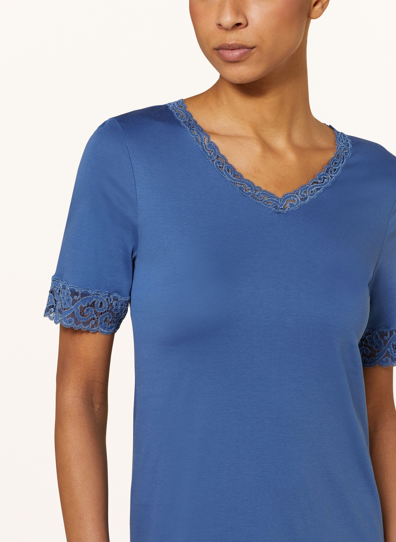 HANRO Nightgown MOMENTS, Color: DARK BLUE (Image 4)