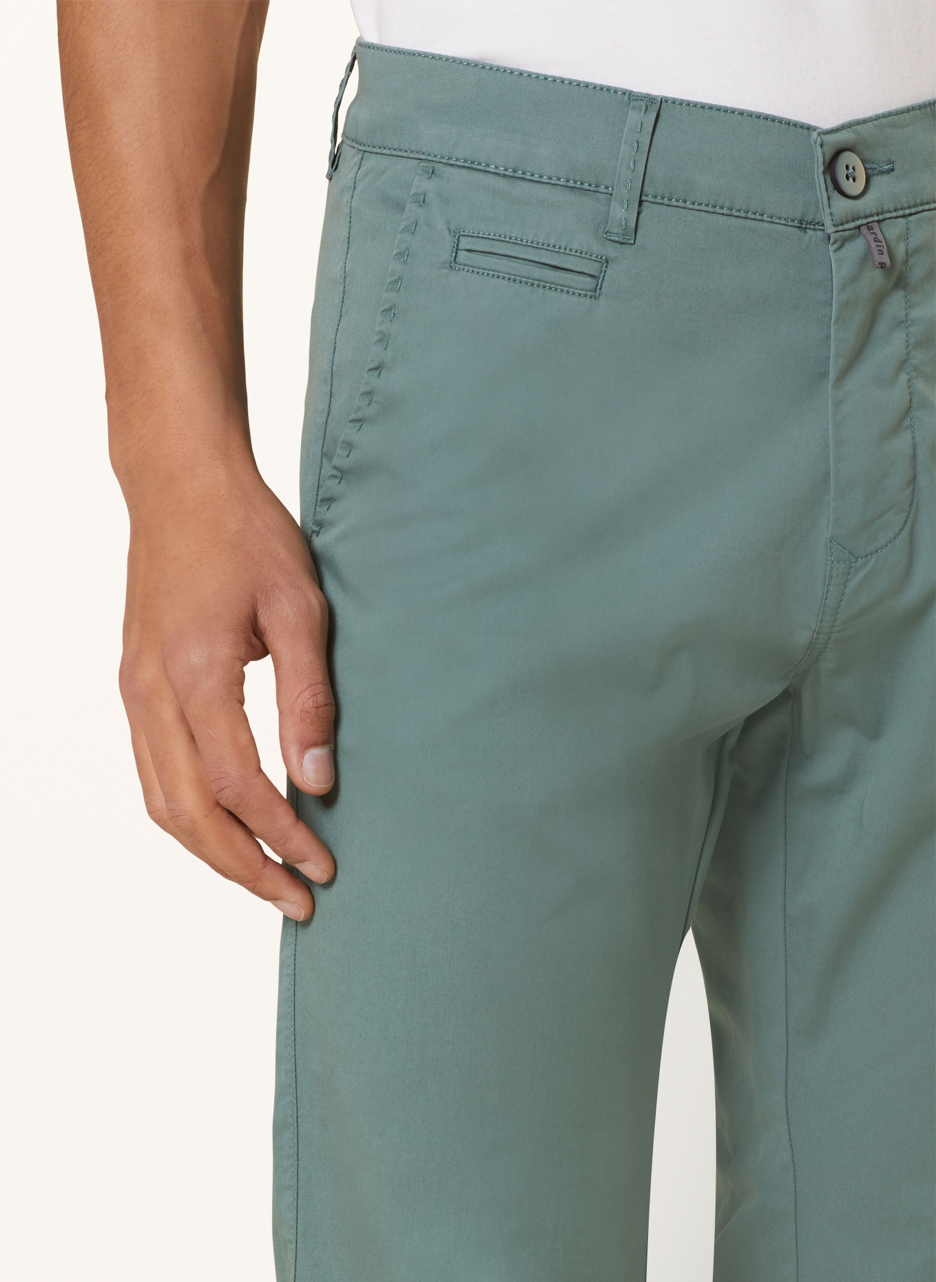 pierre cardin Chino LYON Tapered Fit, Farbe: GRÜN (Bild 5)