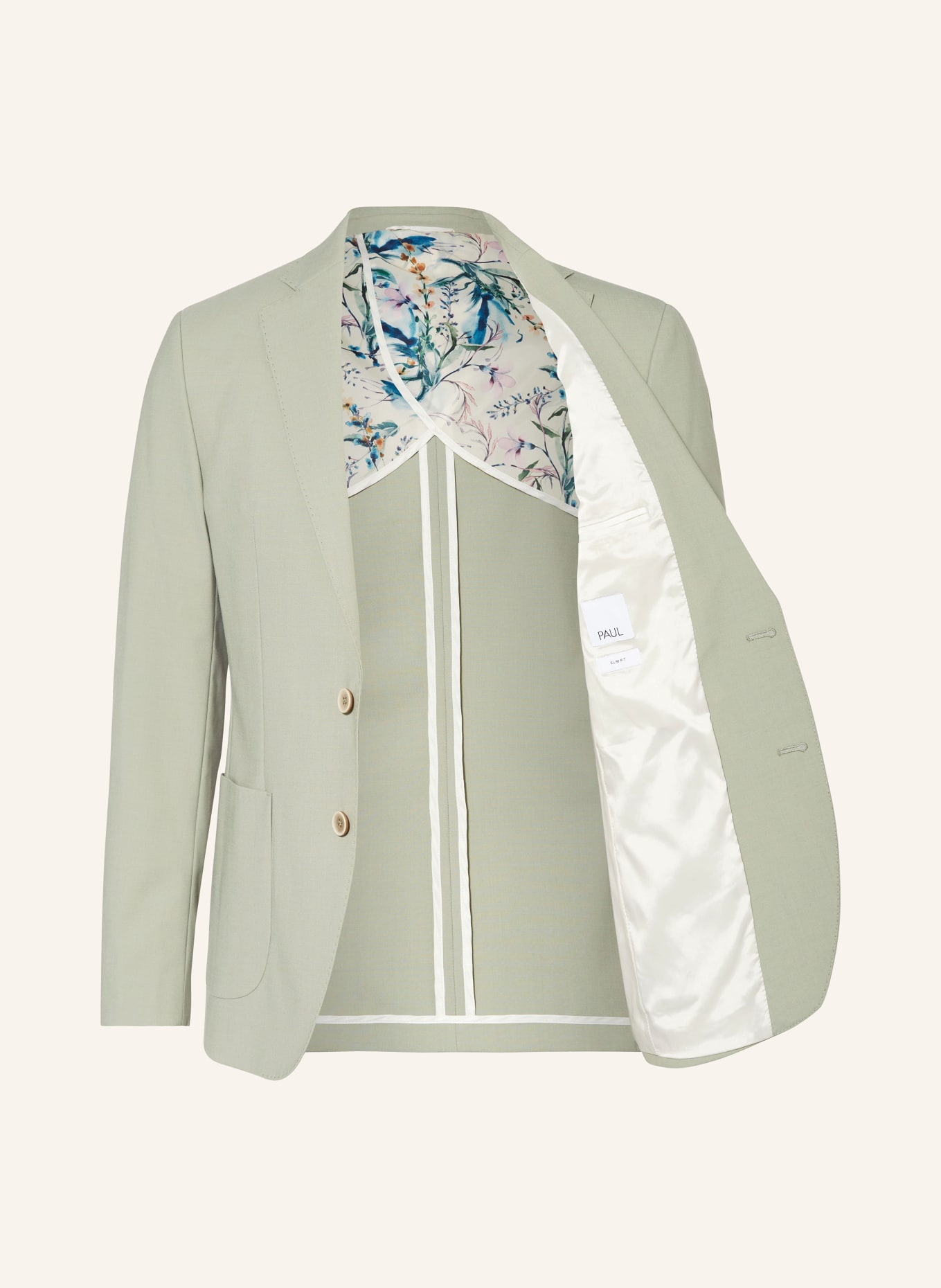 PAUL Suit jacket Slim Fit, Color: LIGHT GREEN (Image 4)