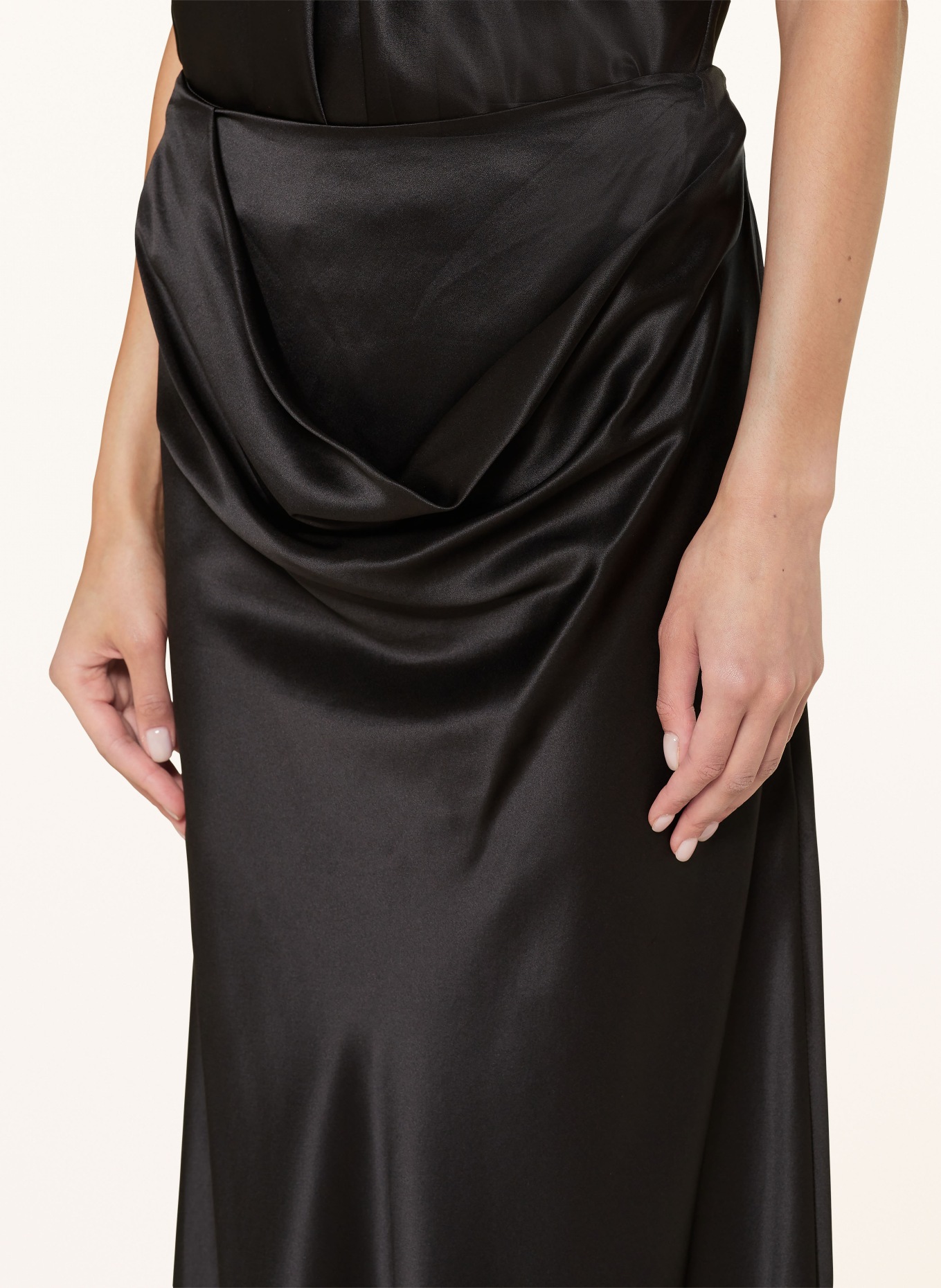 JW ANDERSON Silk skirt, Color: BLACK (Image 4)