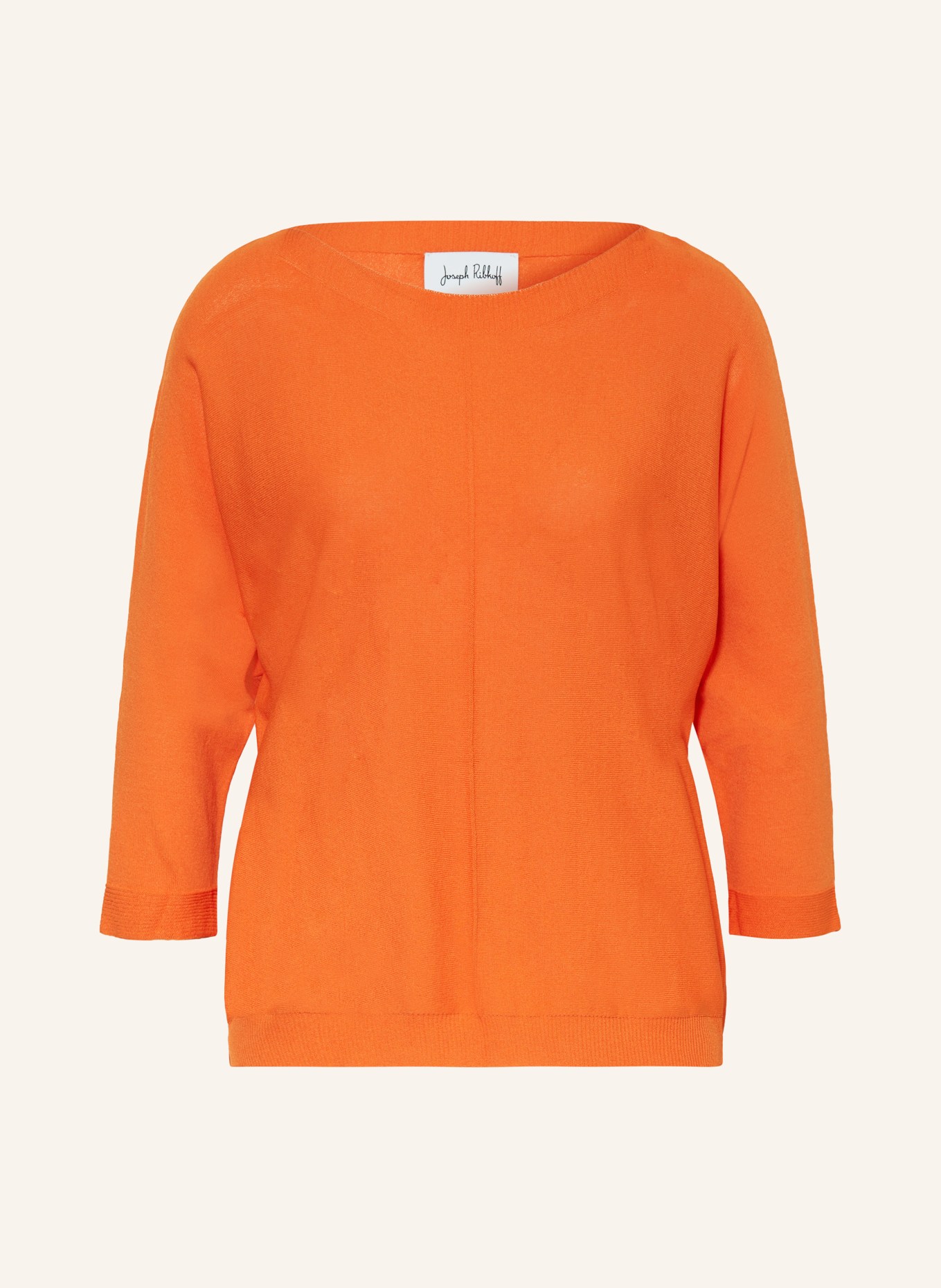 Joseph Ribkoff Sweater with 3/4 sleeves, Color: ORANGE (Image 1)