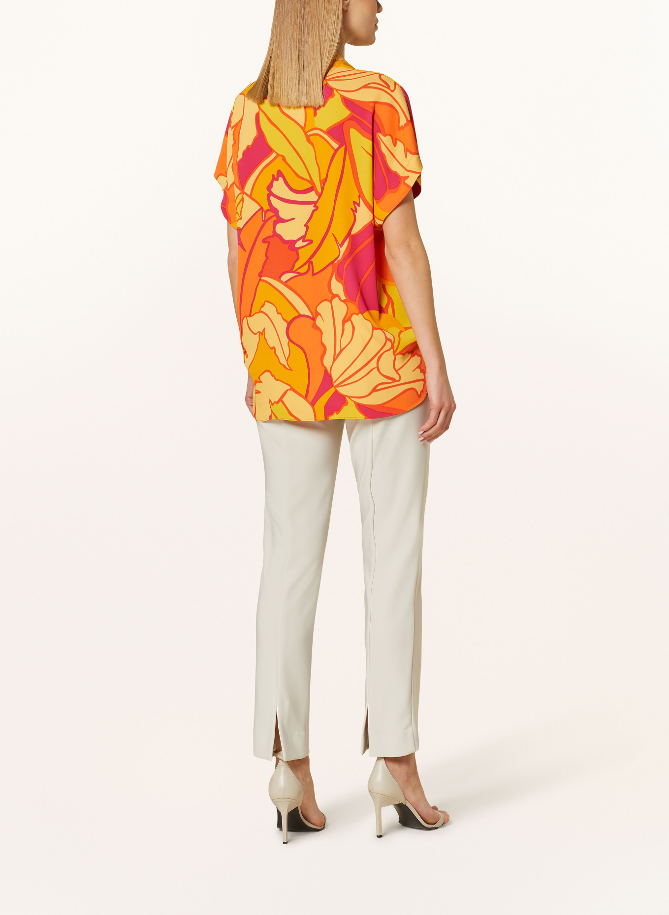 Joseph Ribkoff Shirt blouse, Color: ORANGE/ FUCHSIA/ YELLOW (Image 3)