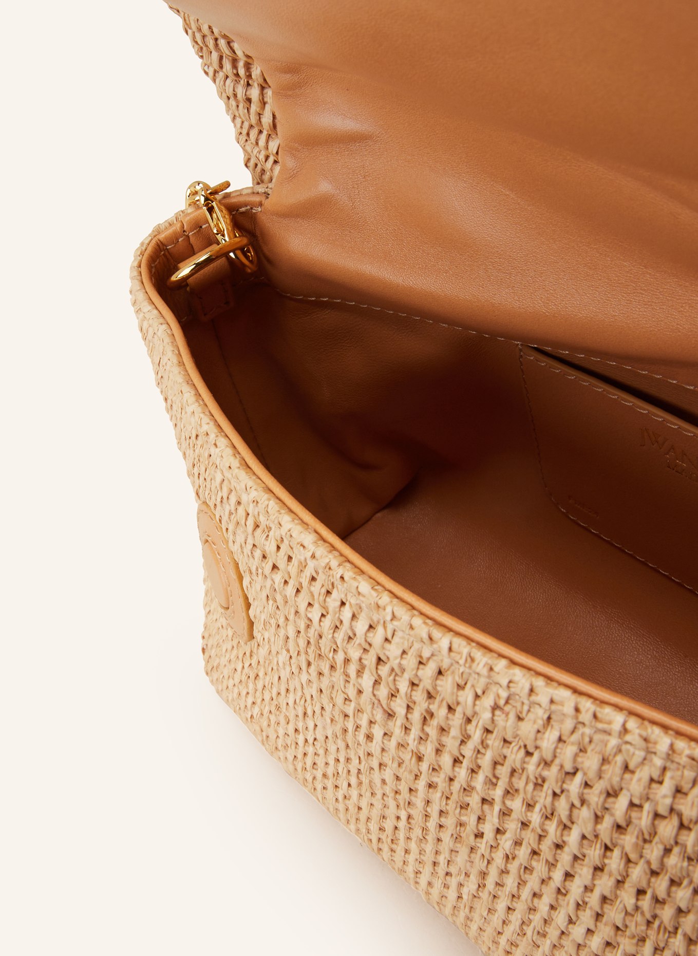 JW ANDERSON Handbag TWISTER BAG HAT, Color: LIGHT BROWN (Image 3)