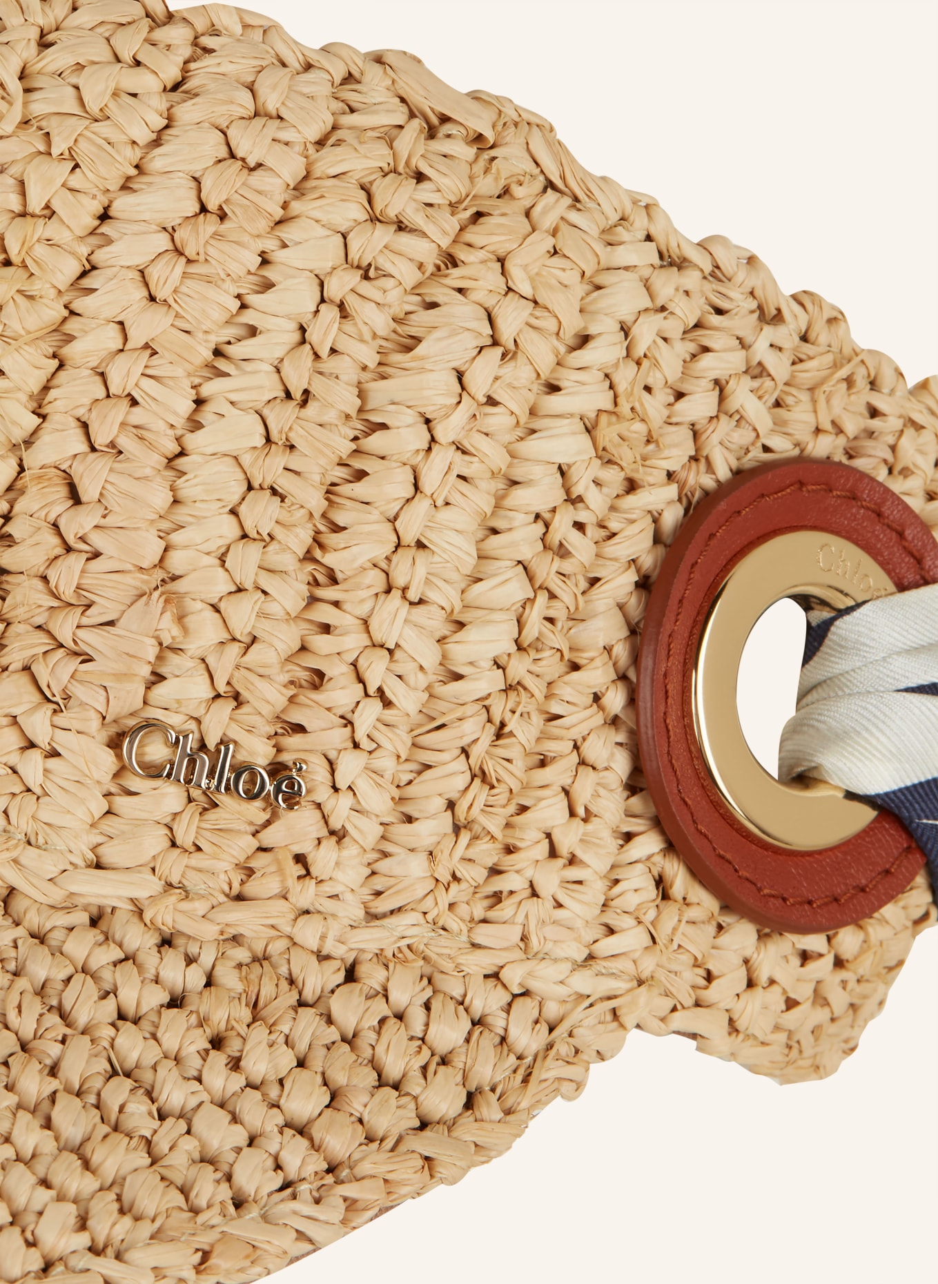 Chloé Visor cap, Color: Straw Beige (Image 4)