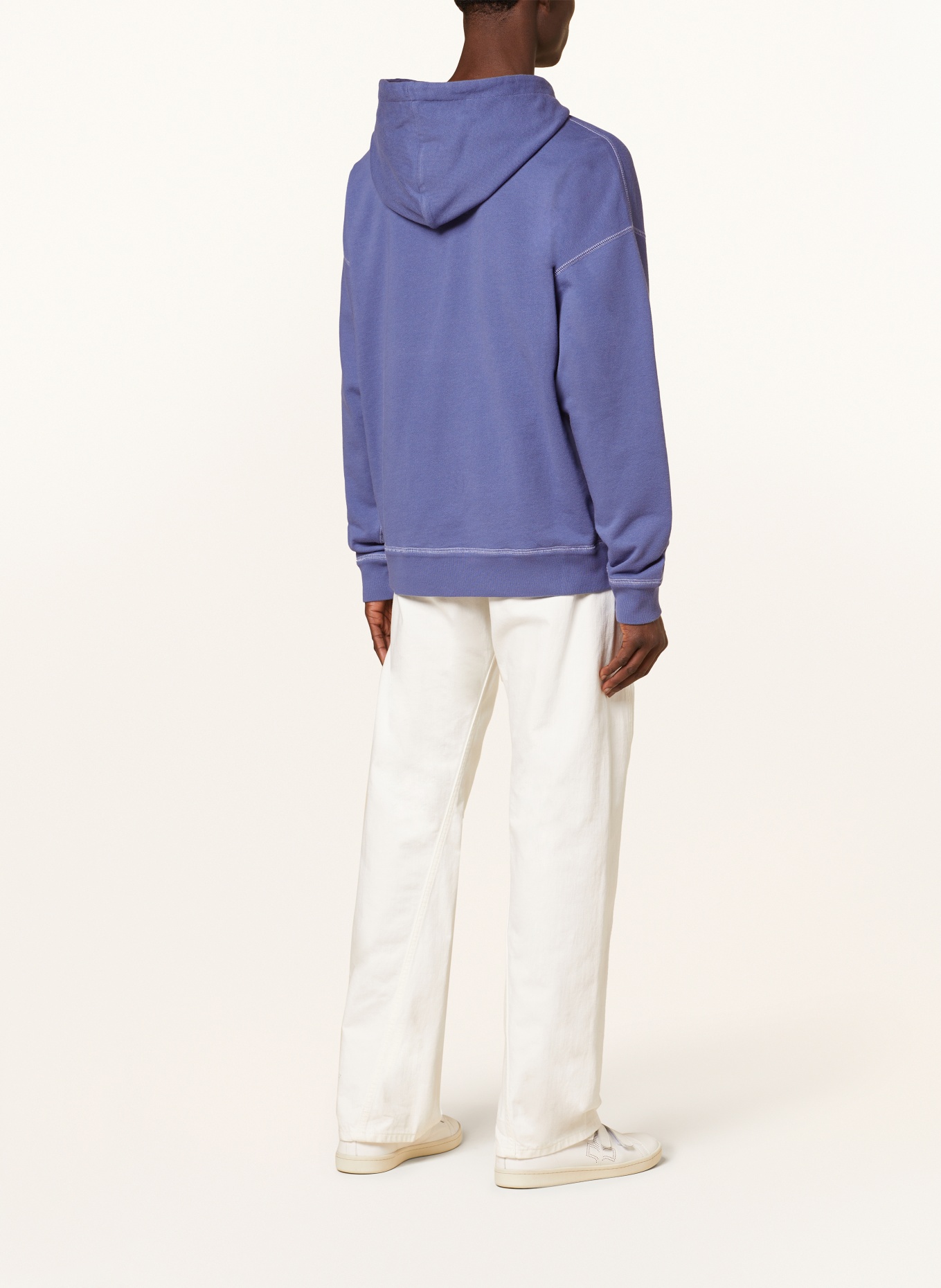 ISABEL MARANT Hoodie MILANZ with embroidery, Color: BLUE (Image 3)