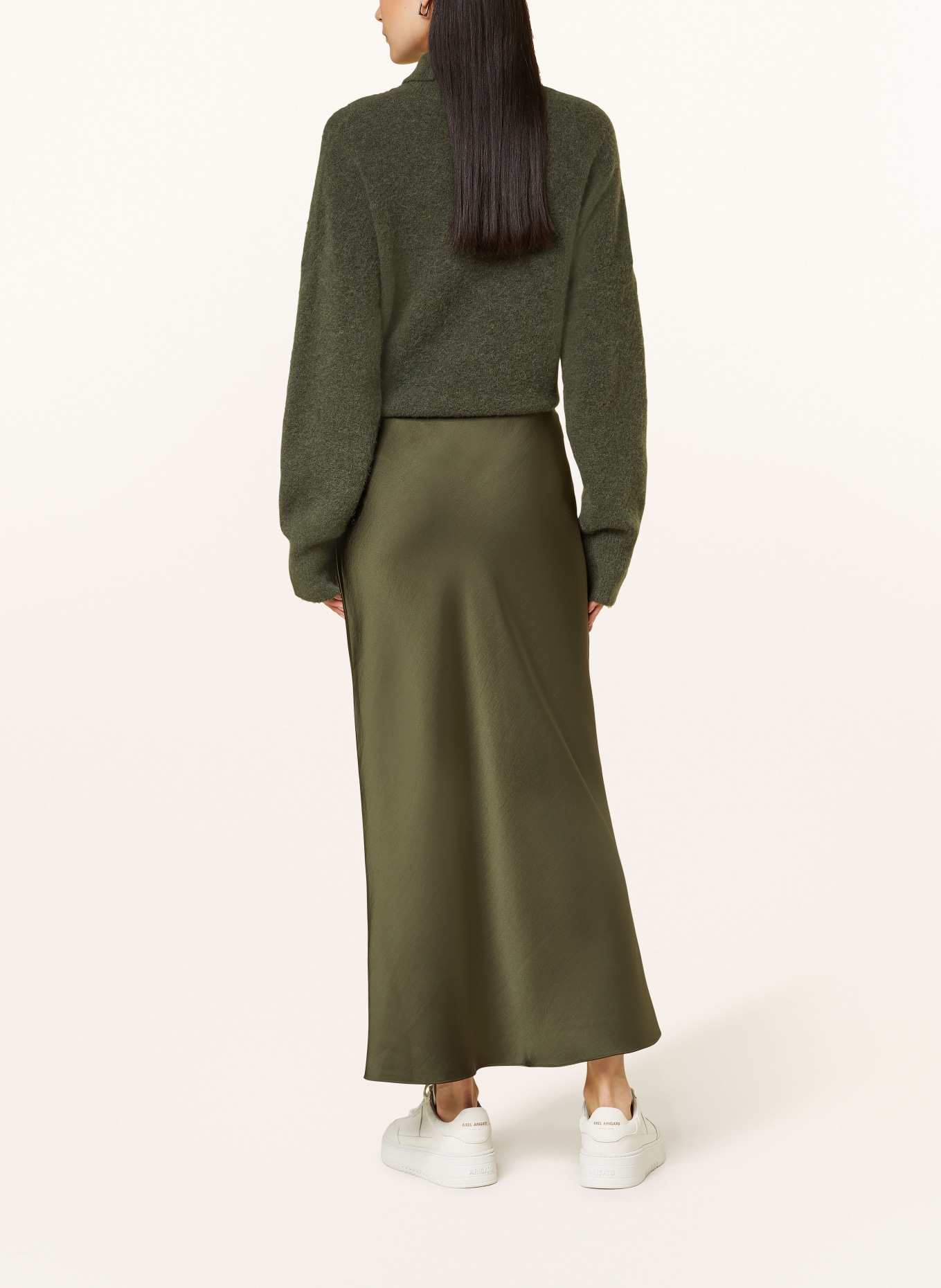 SAMSØE  SAMSØE Satinrock SAAGNETA: DUNKELGRÜN