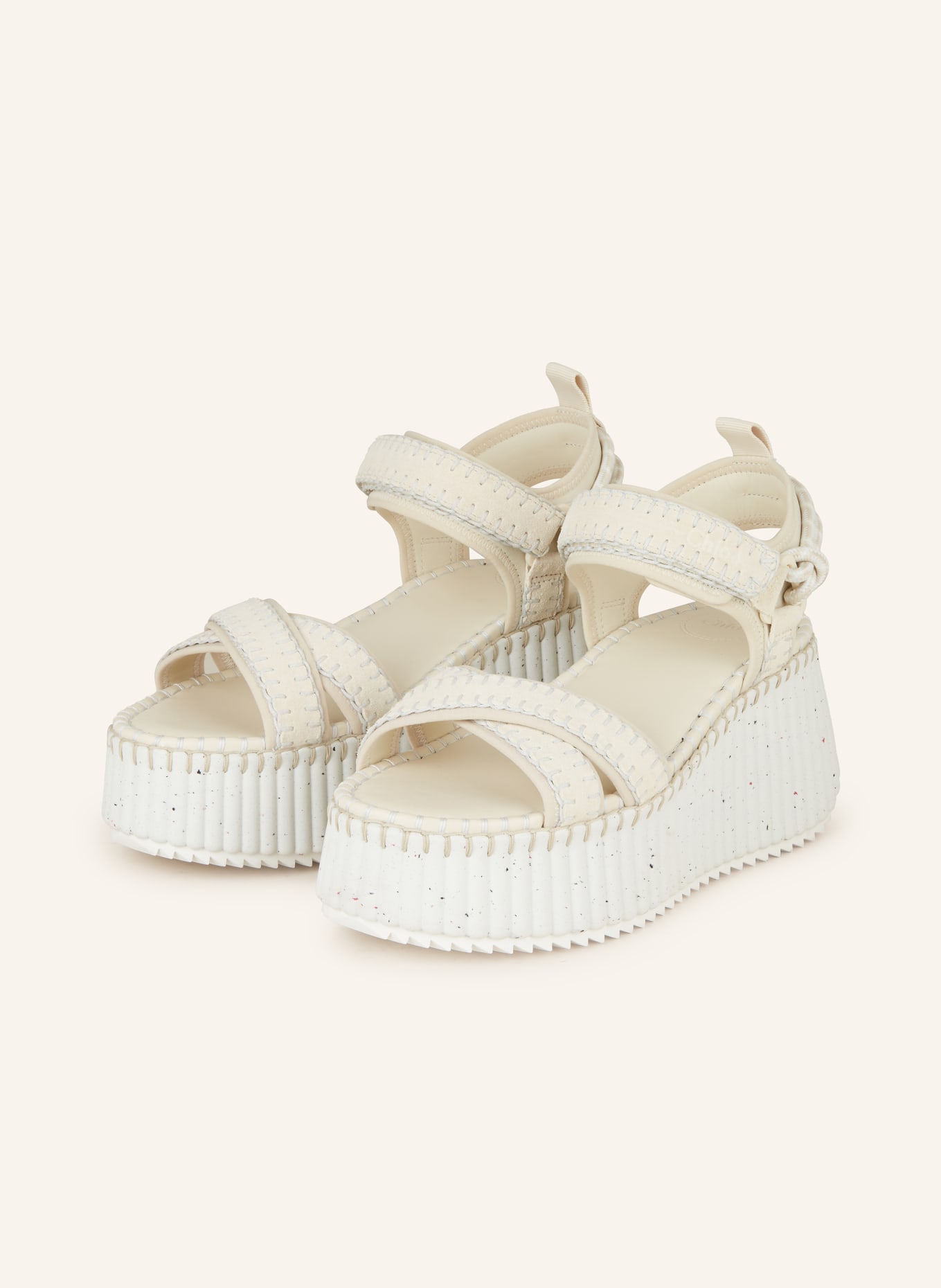 Chloé Platform sandals NAMA, Color: 101 WHITE (Image 1)