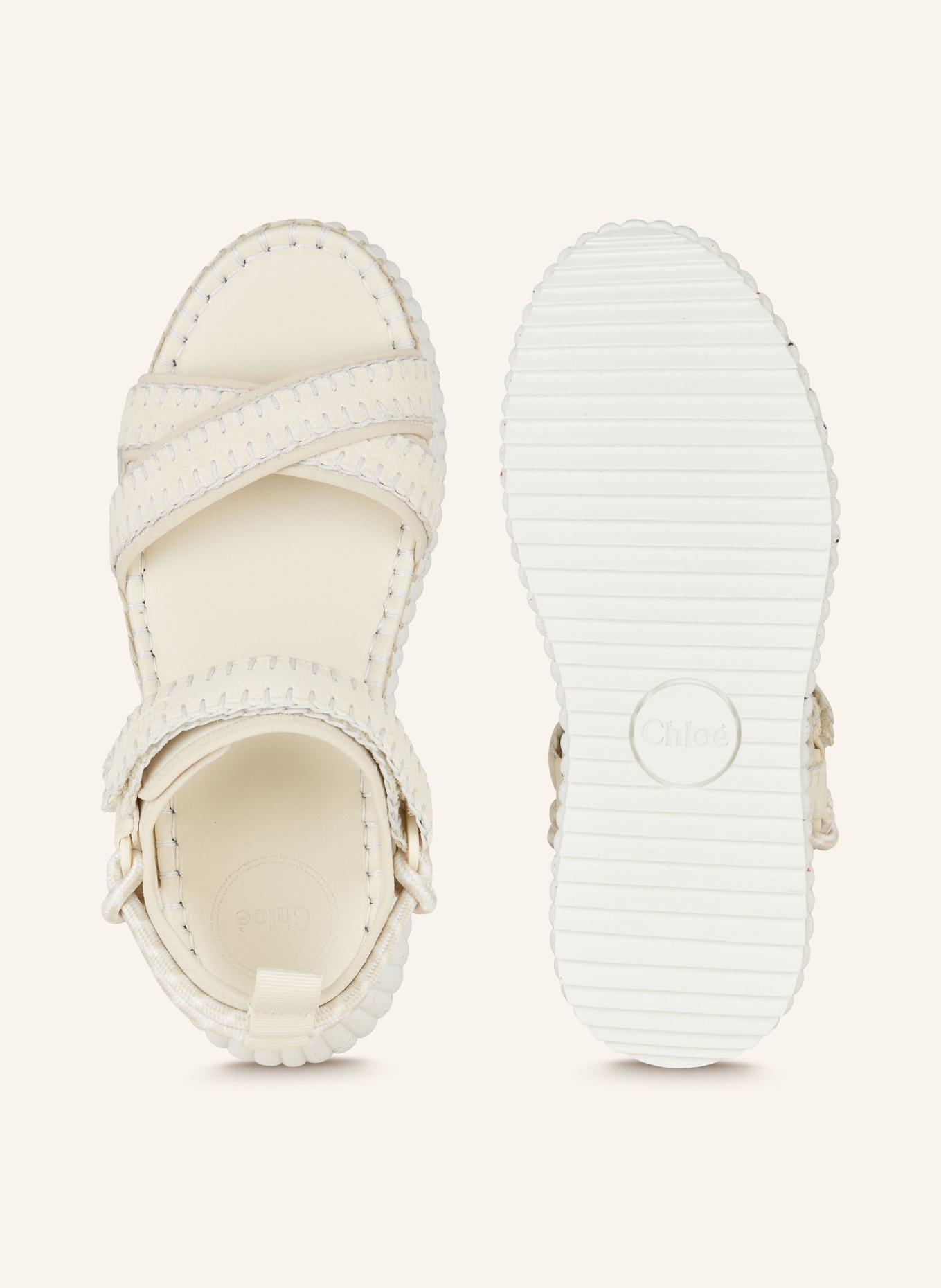 Chloé Platform sandals NAMA, Color: 101 WHITE (Image 5)