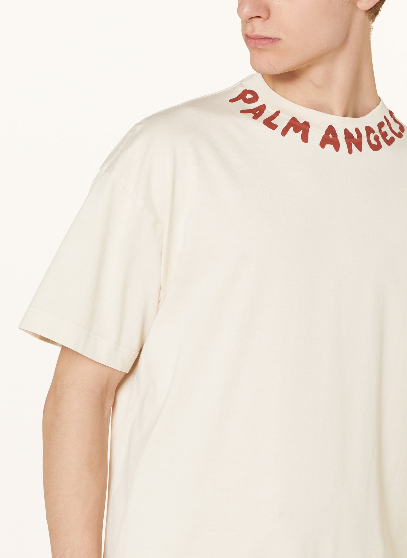 Palm Angels Tričko, Barva: BÉŽOVÁ (Obrázek 4)