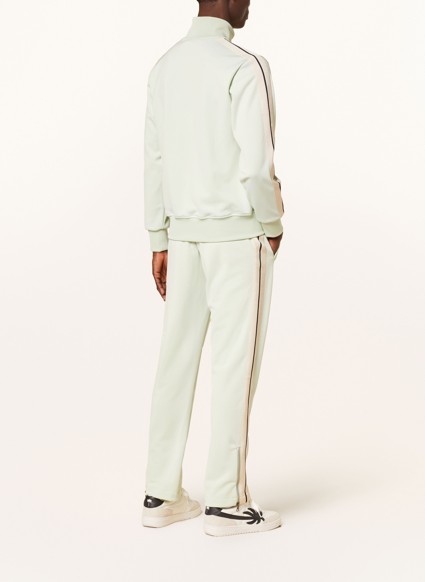 Palm Angels Track pants with tuxedo stripes, Color: MINT (Image 3)
