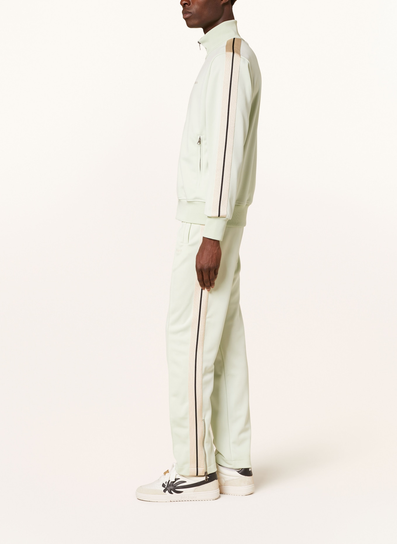 Palm Angels Track pants with tuxedo stripes, Color: MINT (Image 4)