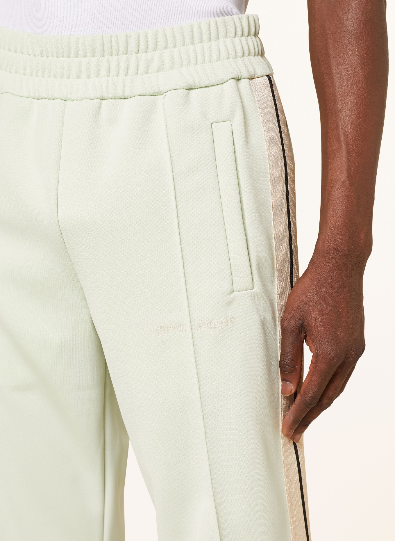 Palm Angels Track pants with tuxedo stripes, Color: MINT (Image 5)